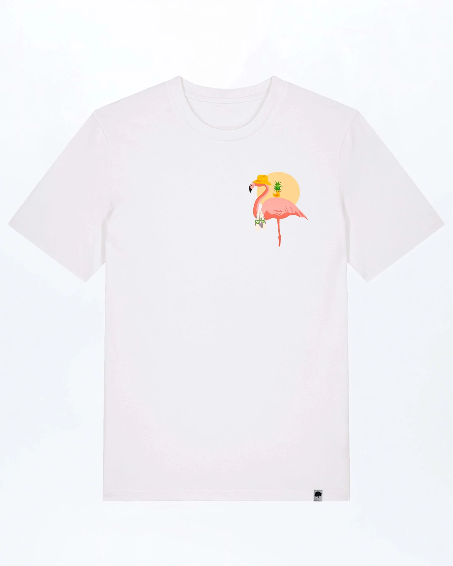 Flamingo Summer Basic T-Shirt aus Bio Baumwolle – Ansicht 6