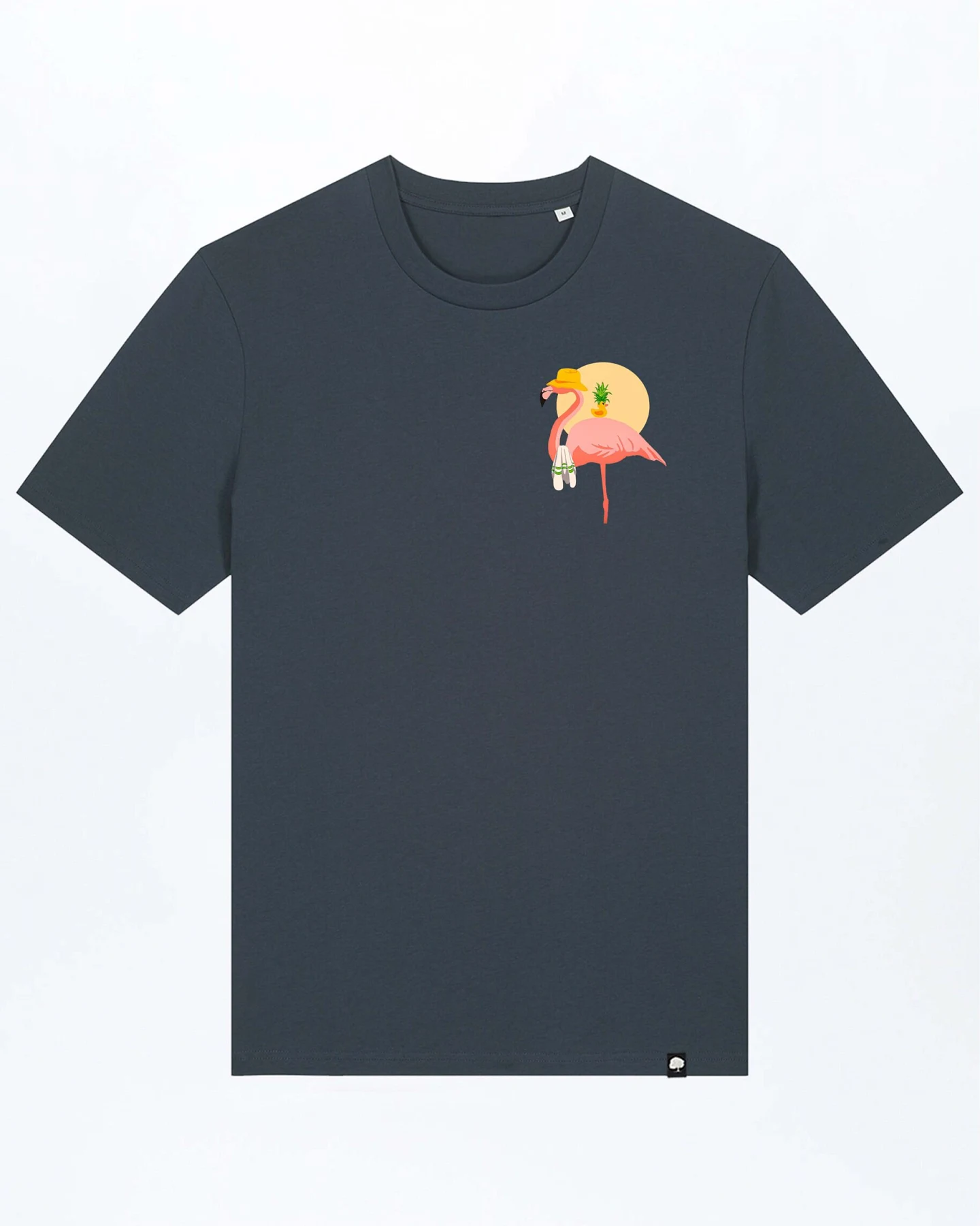 Flamingo Summer Basic T-Shirt aus Bio Baumwolle – Ansicht 4