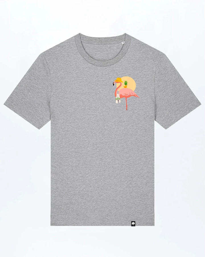 Flamingo Summer Basic T-Shirt aus Bio Baumwolle