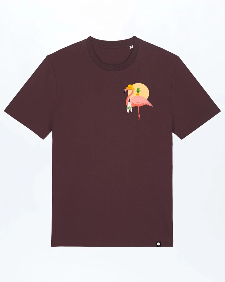 Flamingo Summer Basic T-Shirt aus Bio Baumwolle