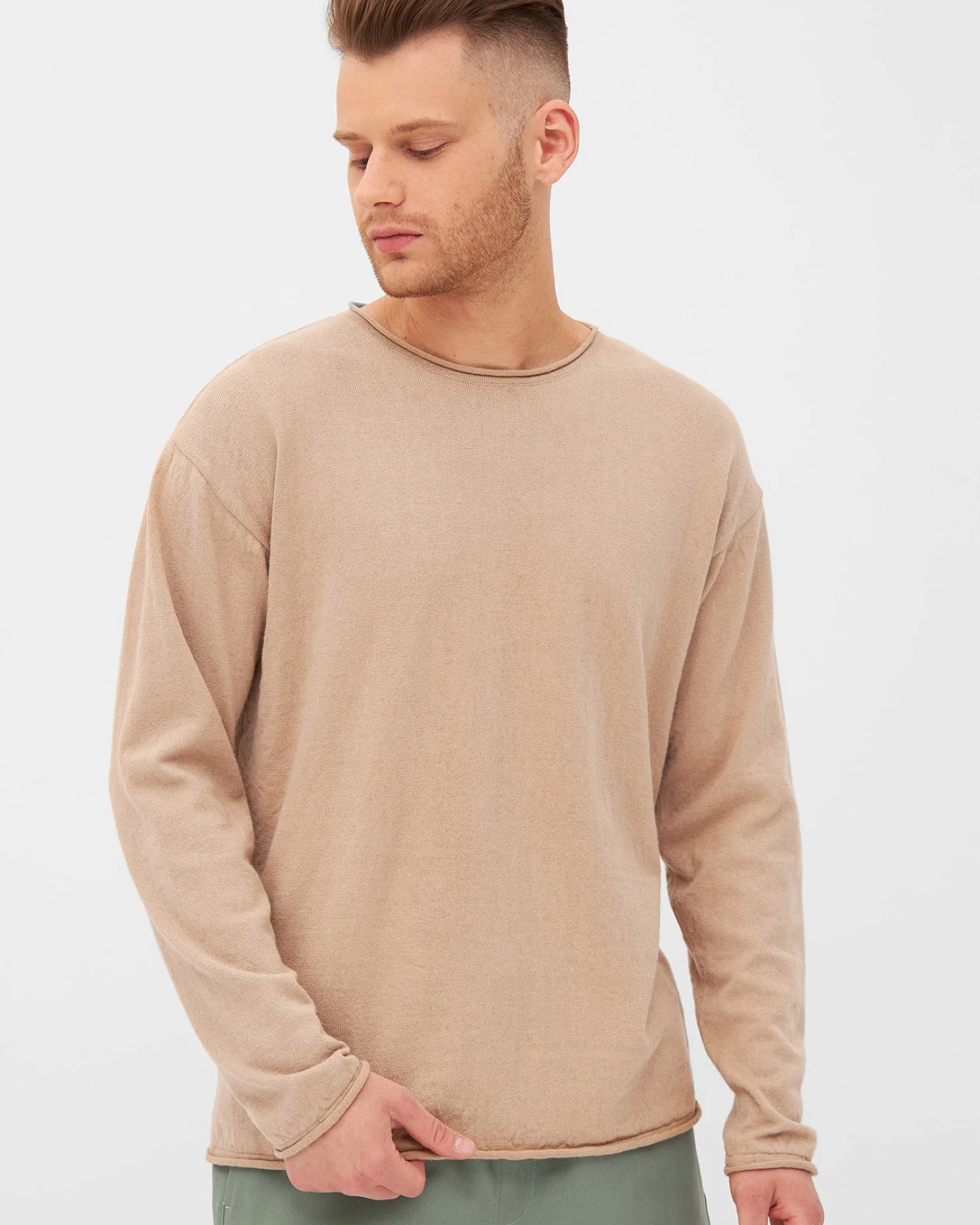 Pullover aus Leinen & Bio Baumwolle – Ansicht 2