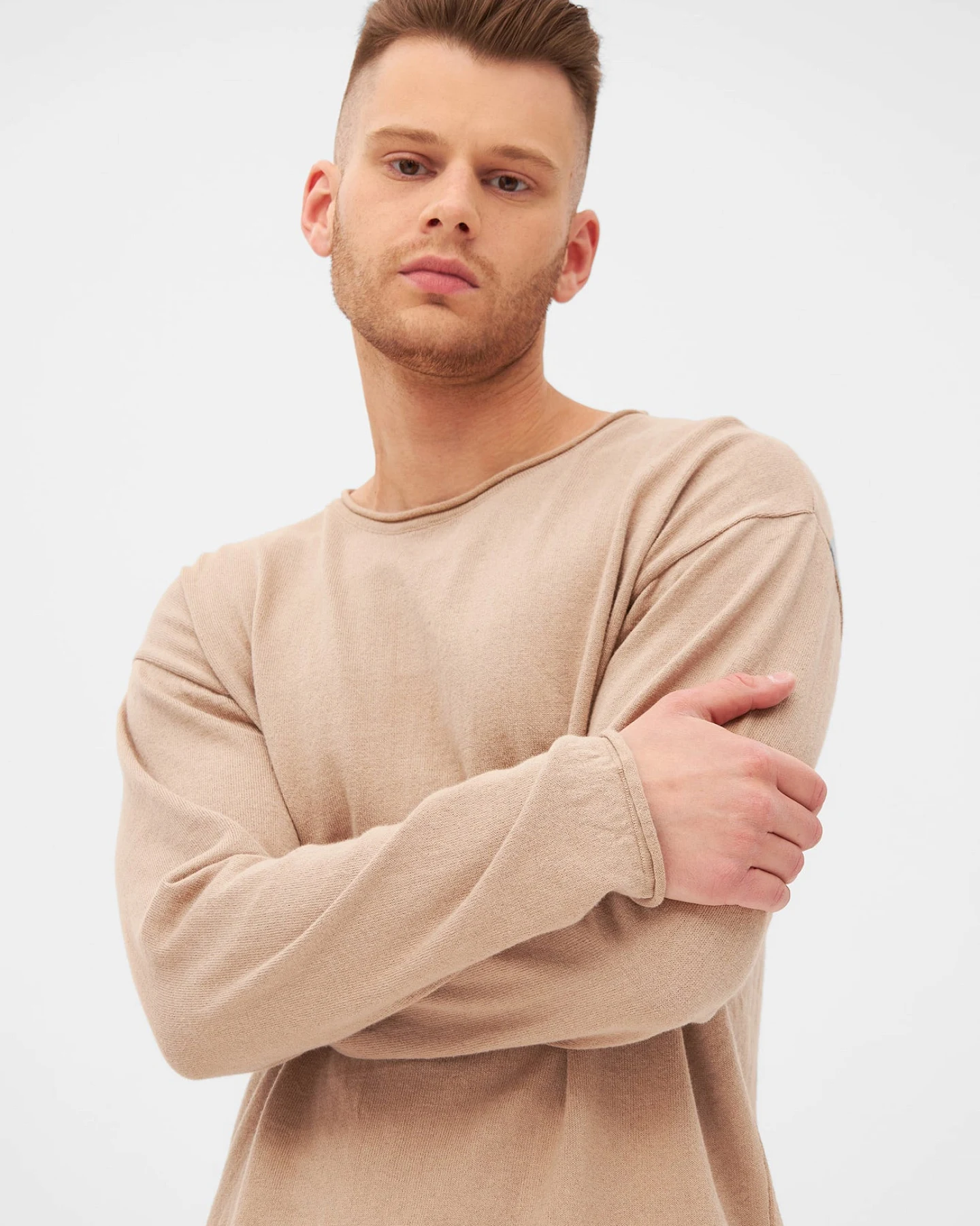 Pullover aus Leinen & Bio Baumwolle – Ansicht 3