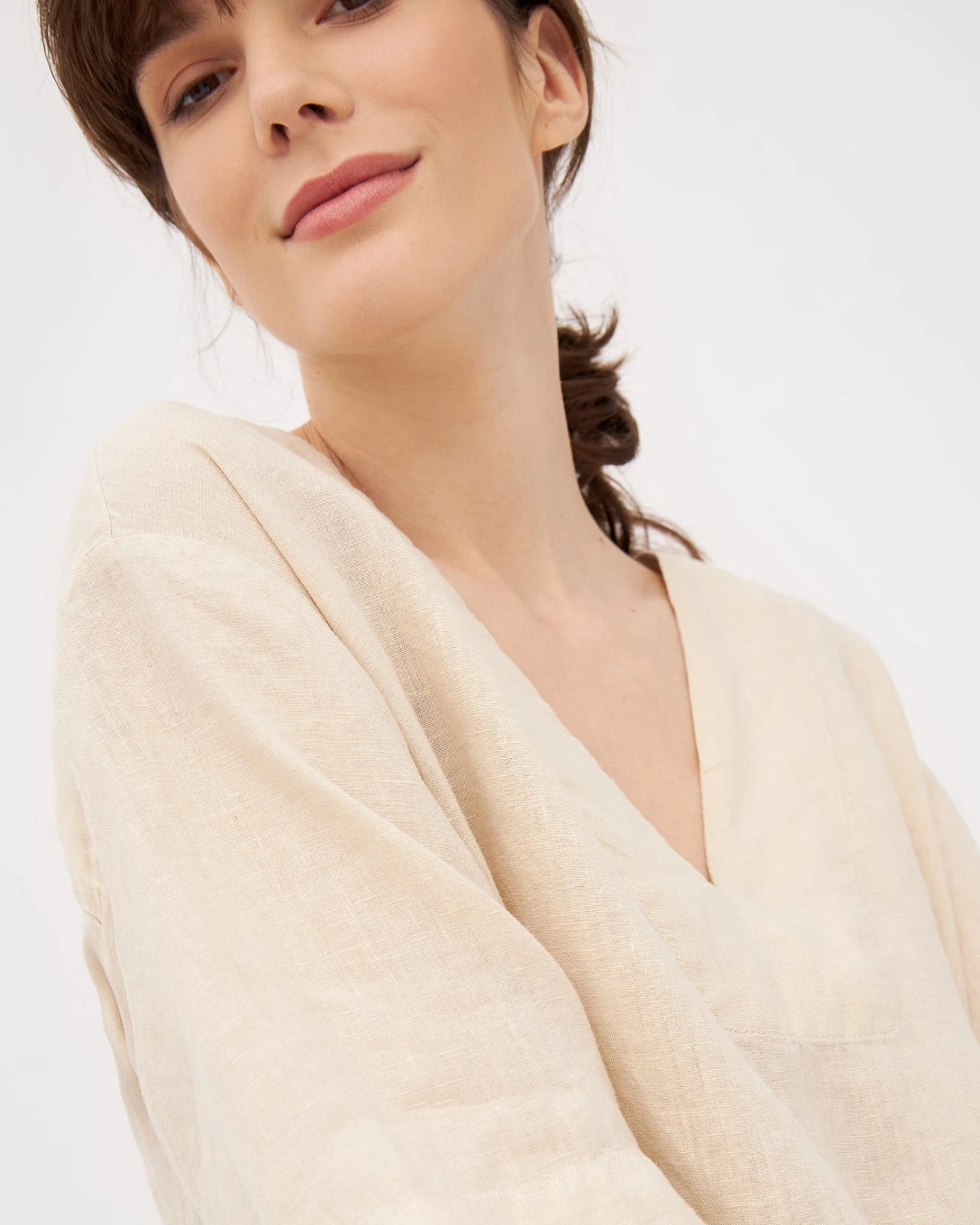 Bluse aus Leinen – Ansicht 3
