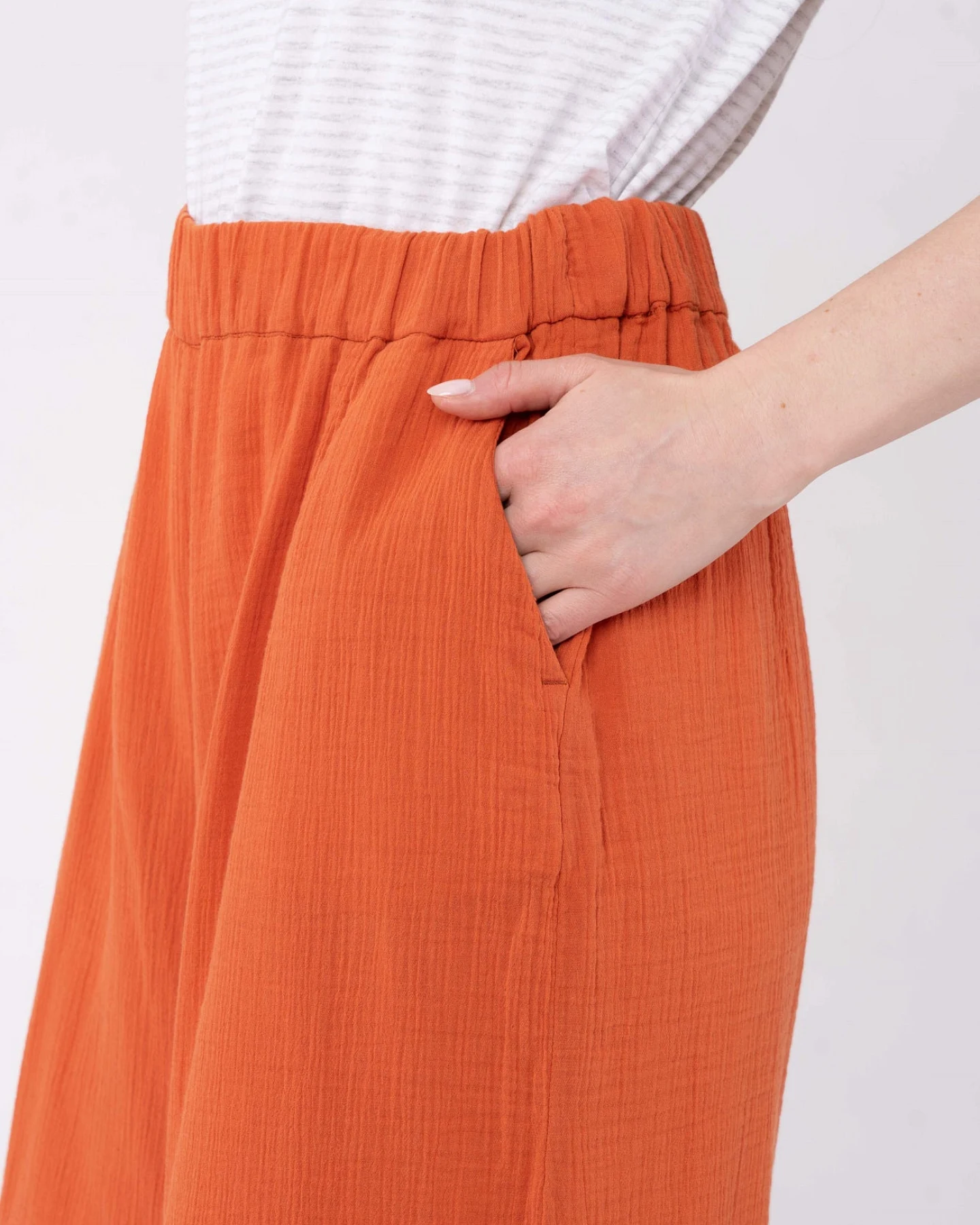Sheersugger Hose aus Bio Baumwolle – Ansicht 3