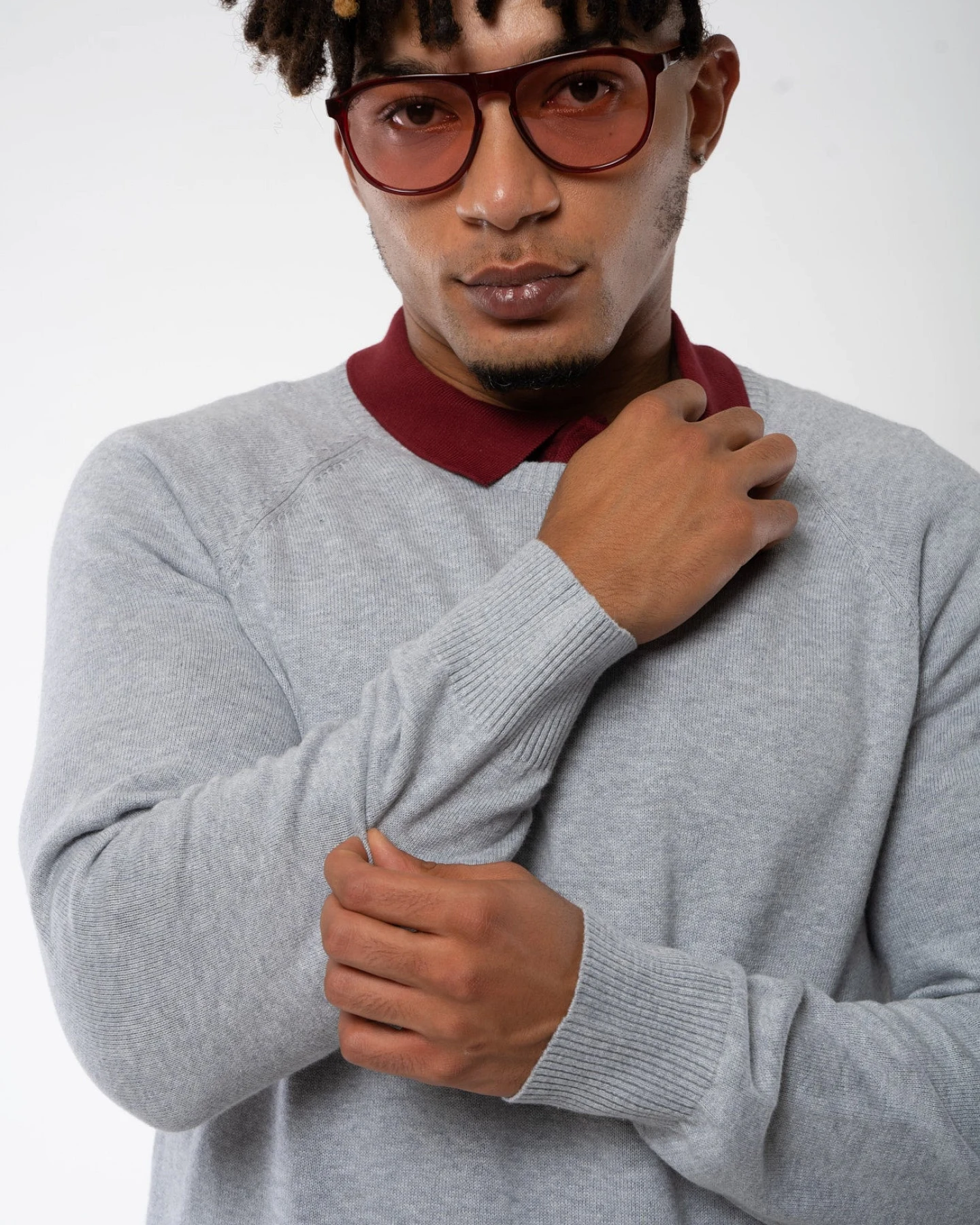 Leichter Strickpullover aus Bio Baumwolle – Ansicht 3