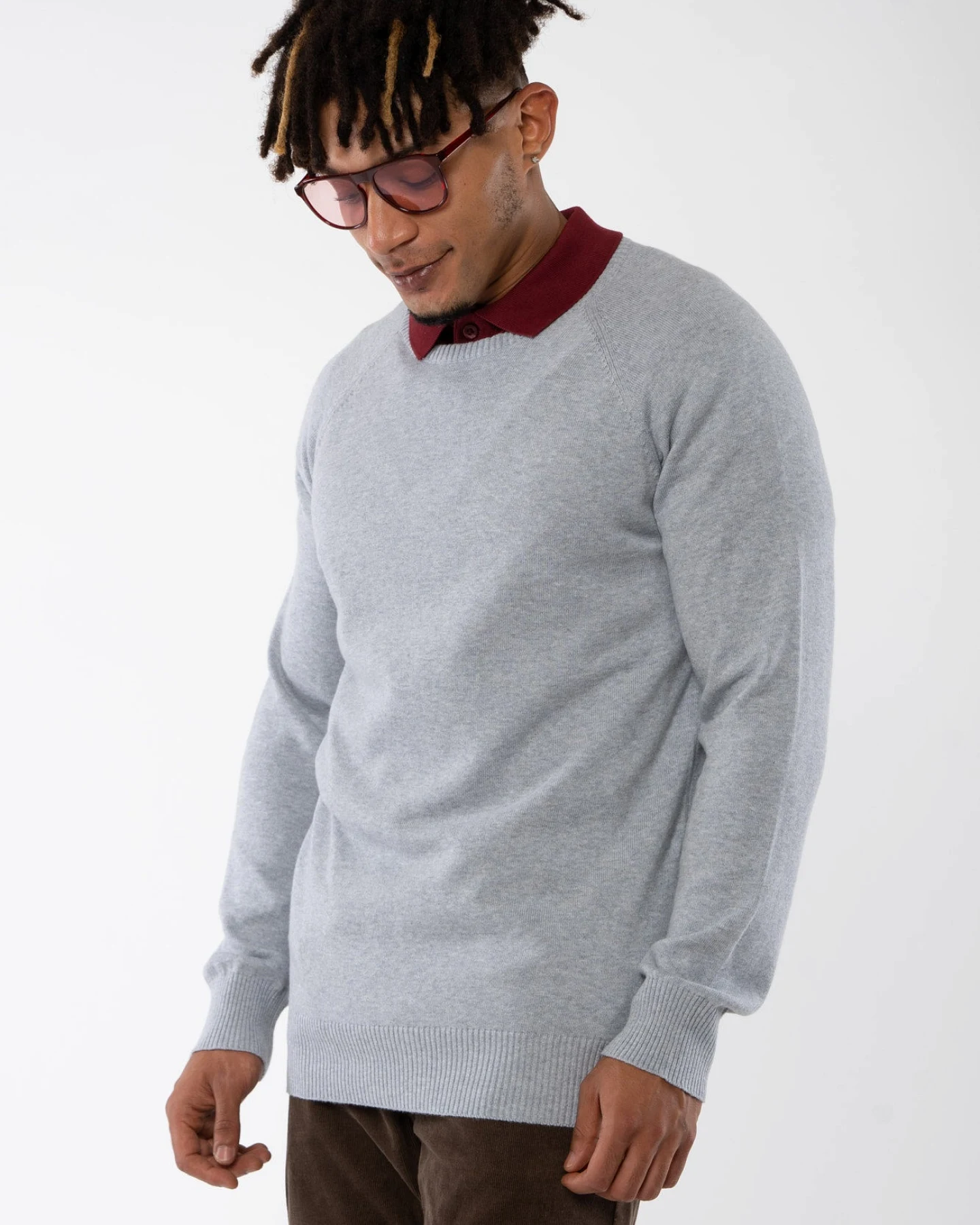 Leichter Strickpullover aus Bio Baumwolle – Ansicht 4