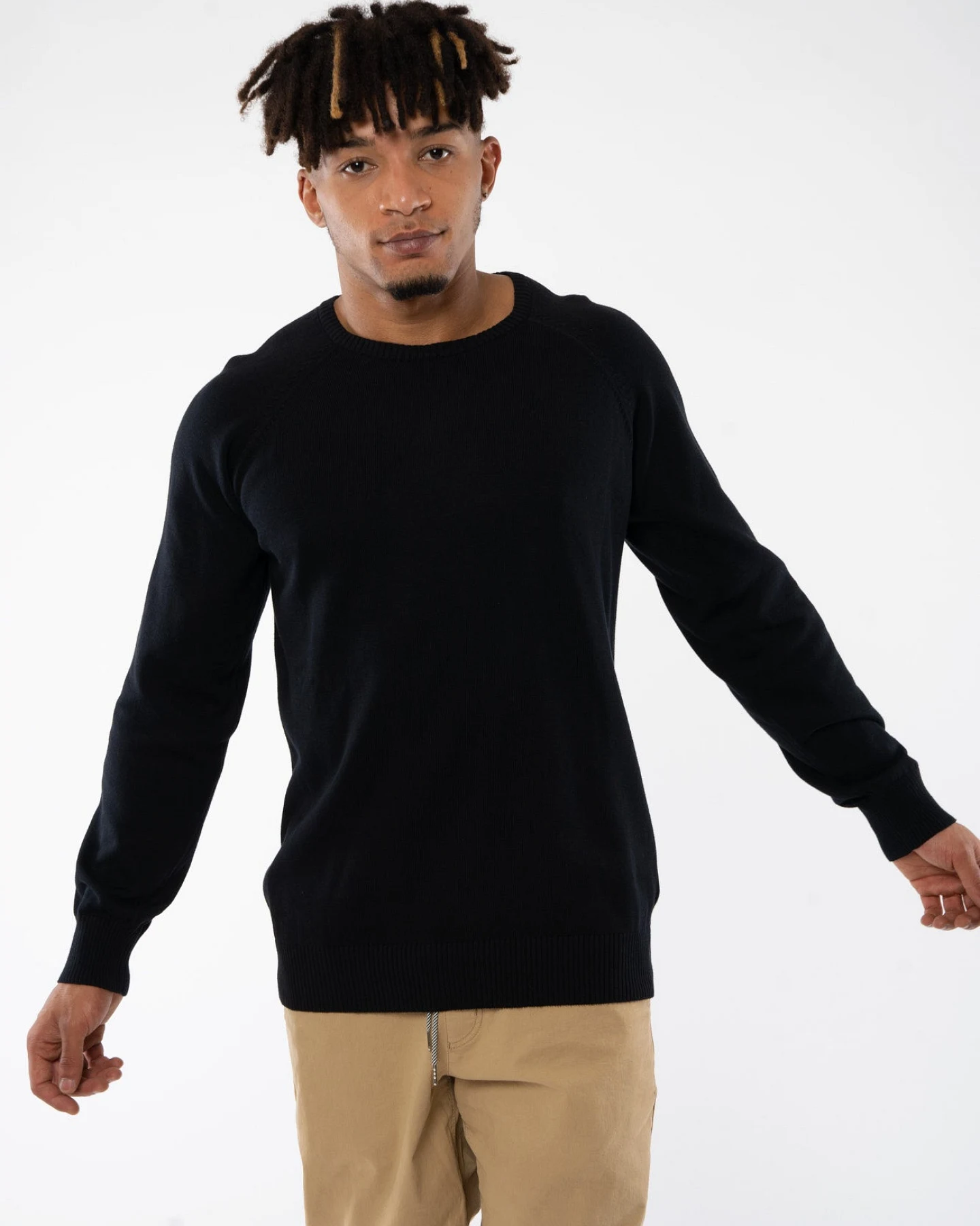 Leichter Strickpullover aus Bio Baumwolle – Ansicht 2