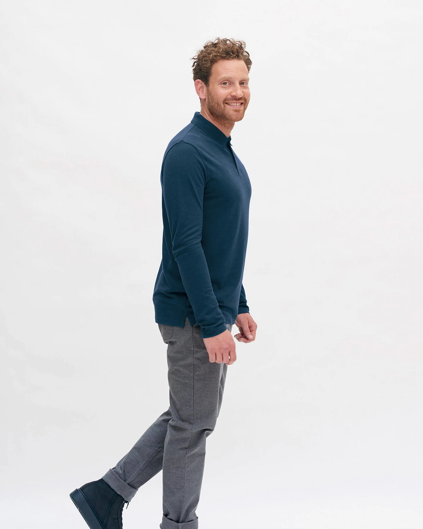 Polo Shirt aus Bambus & Bio Baumwolle – Ansicht 3