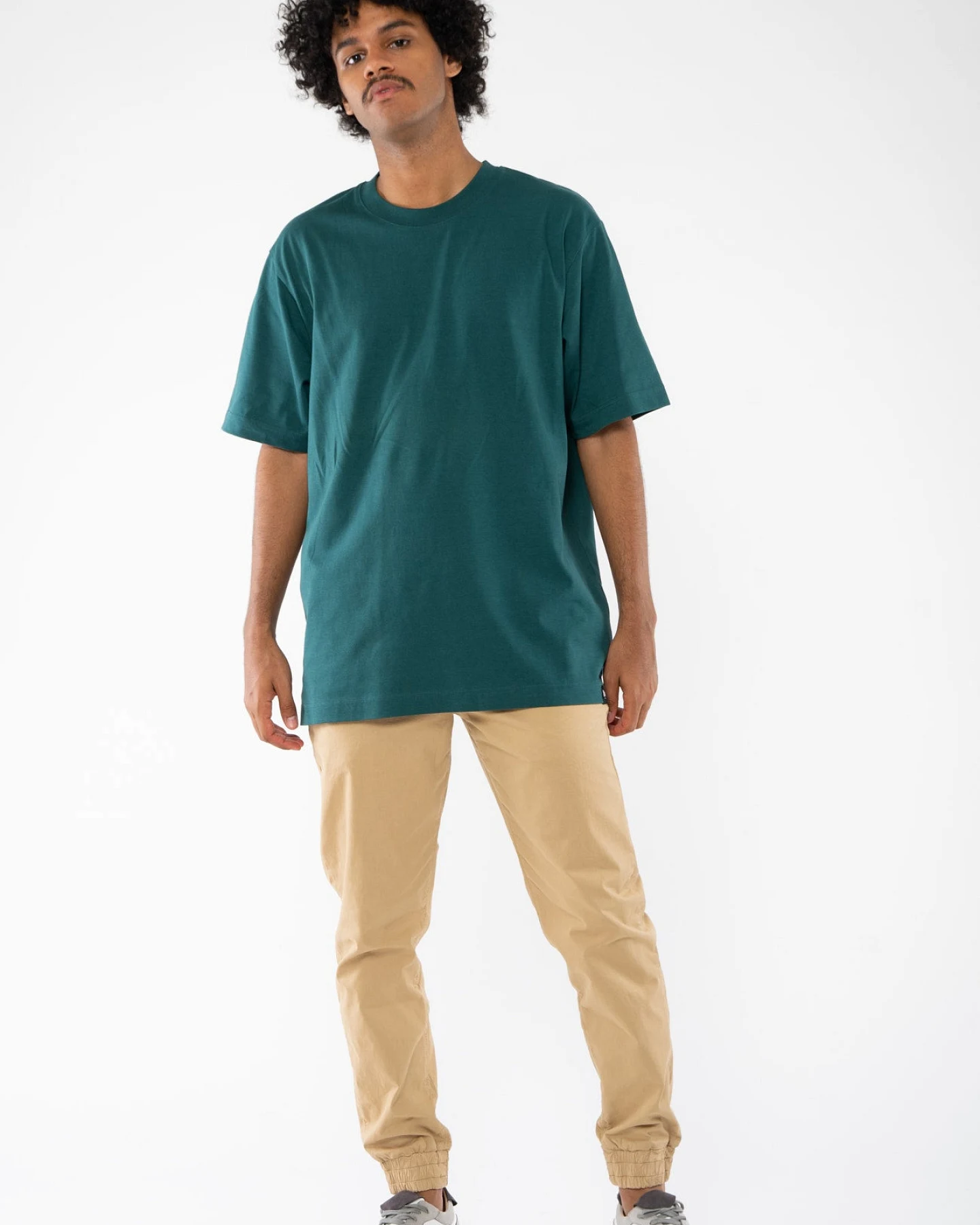 Relaxed Fit Heavy Weight T-Shirt aus Bio Baumwolle – Ansicht 3