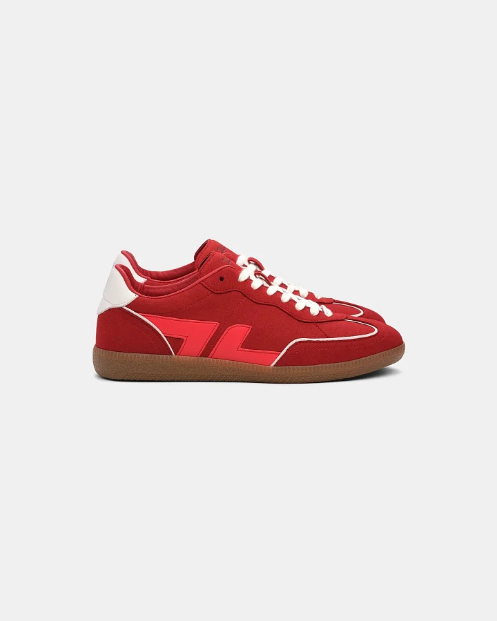 Zèta Herren vegan Sneaker Delta Granatrot