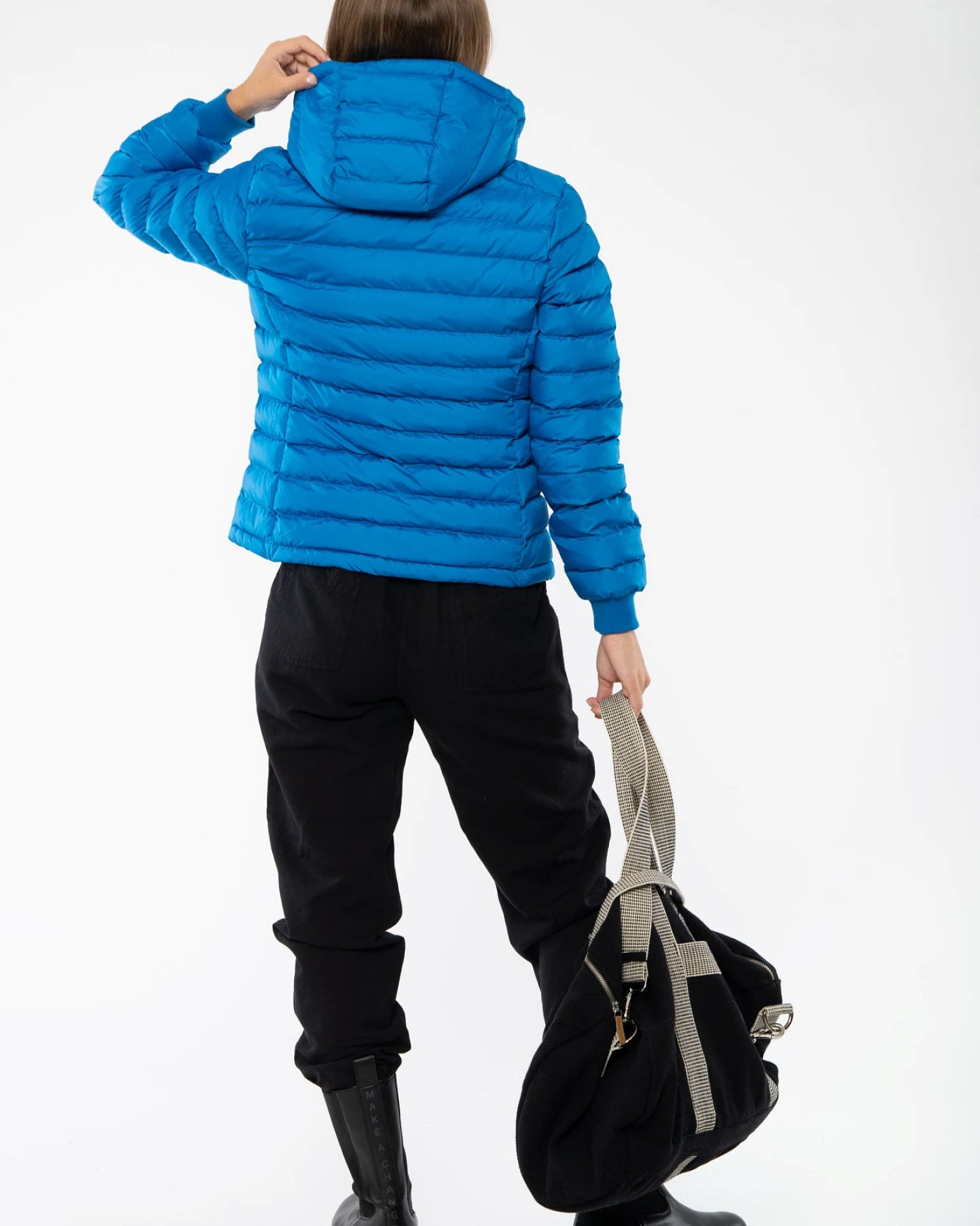 Lange Daunenjacke aus recyceltem Polyester – Ansicht 6