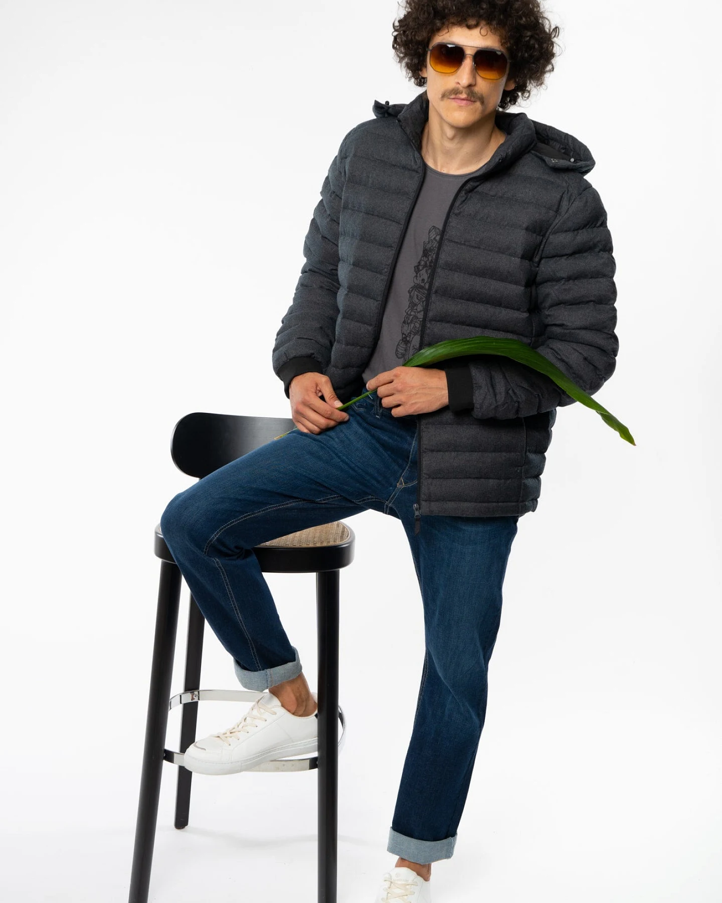 Weiche Daunenjacke aus recyceltem Polyester – Ansicht 4