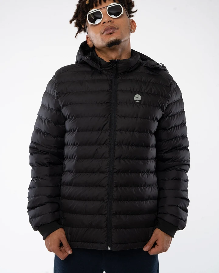 Lange Daunenjacke aus recyceltem Polyester
