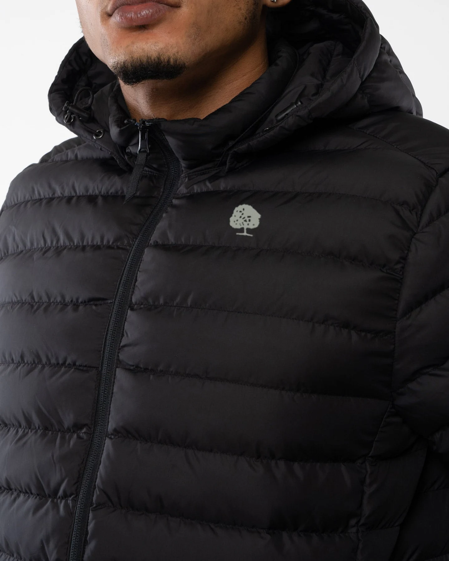 Lange Daunenjacke aus recyceltem Polyester – Ansicht 2