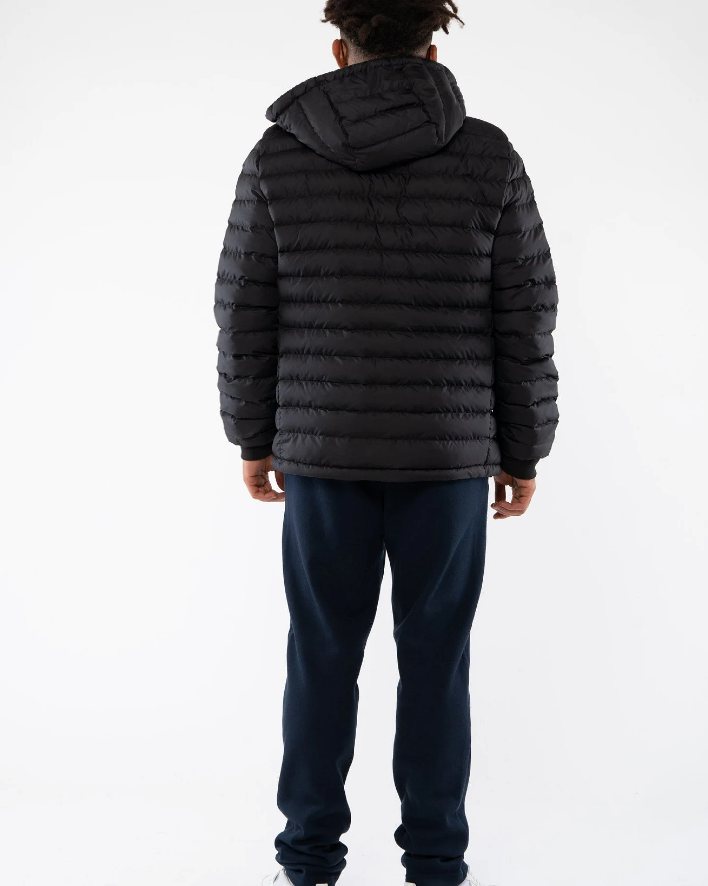 Lange Daunenjacke aus recyceltem Polyester – Ansicht 4