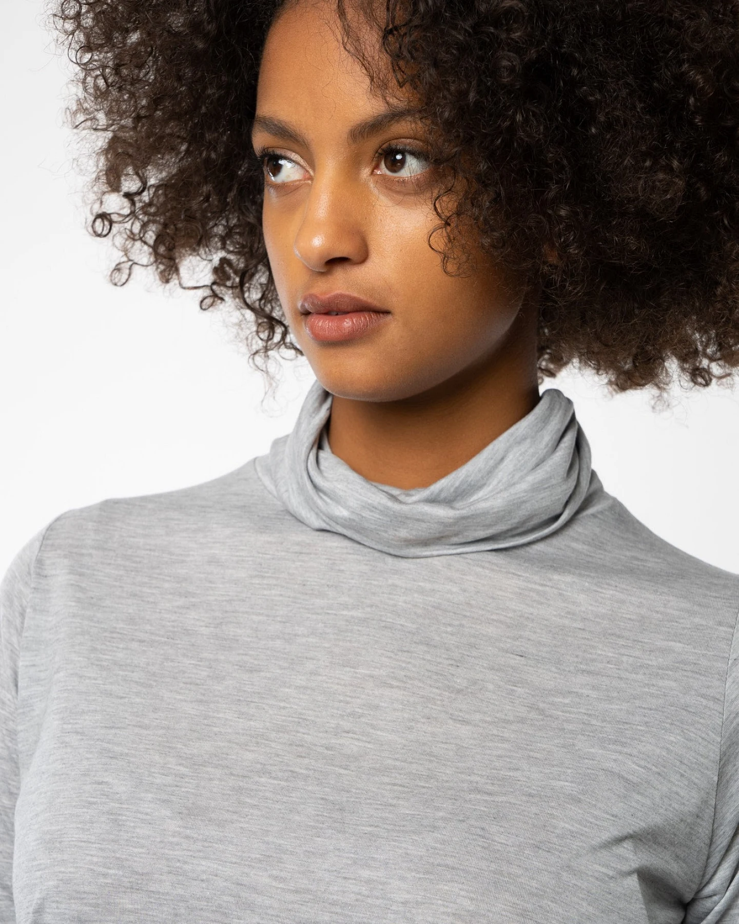 Rollkragenshirt aus Tencel – Ansicht 4