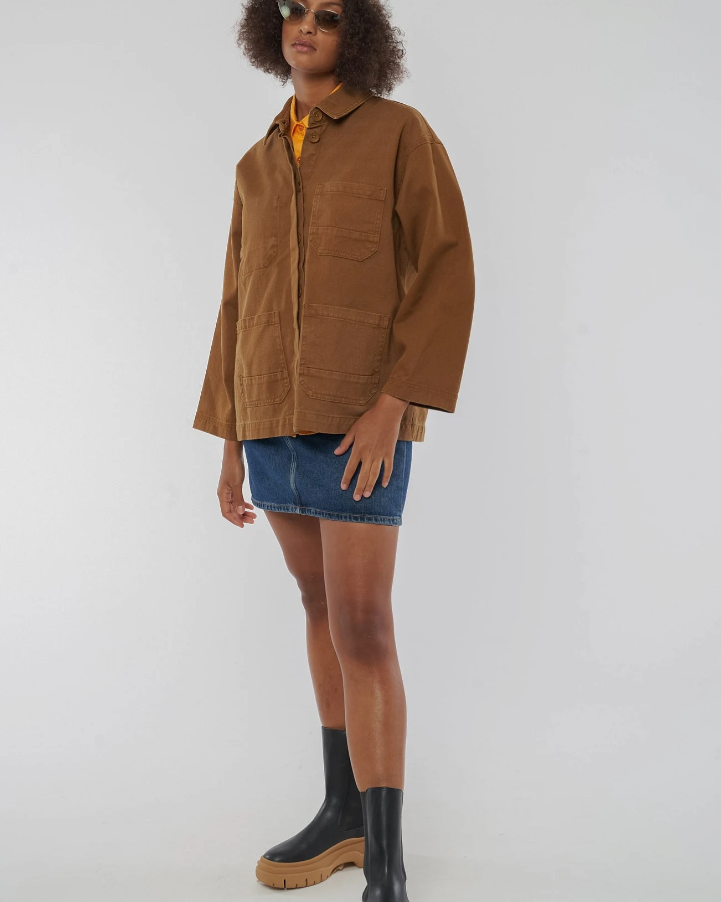 Twill Jacke aus Bio Baumwolle – Ansicht 4