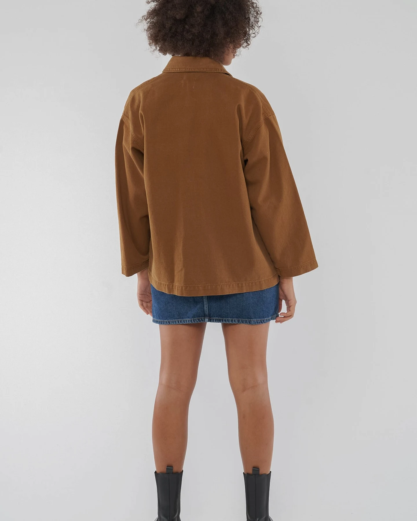 Twill Jacke aus Bio Baumwolle – Ansicht 3
