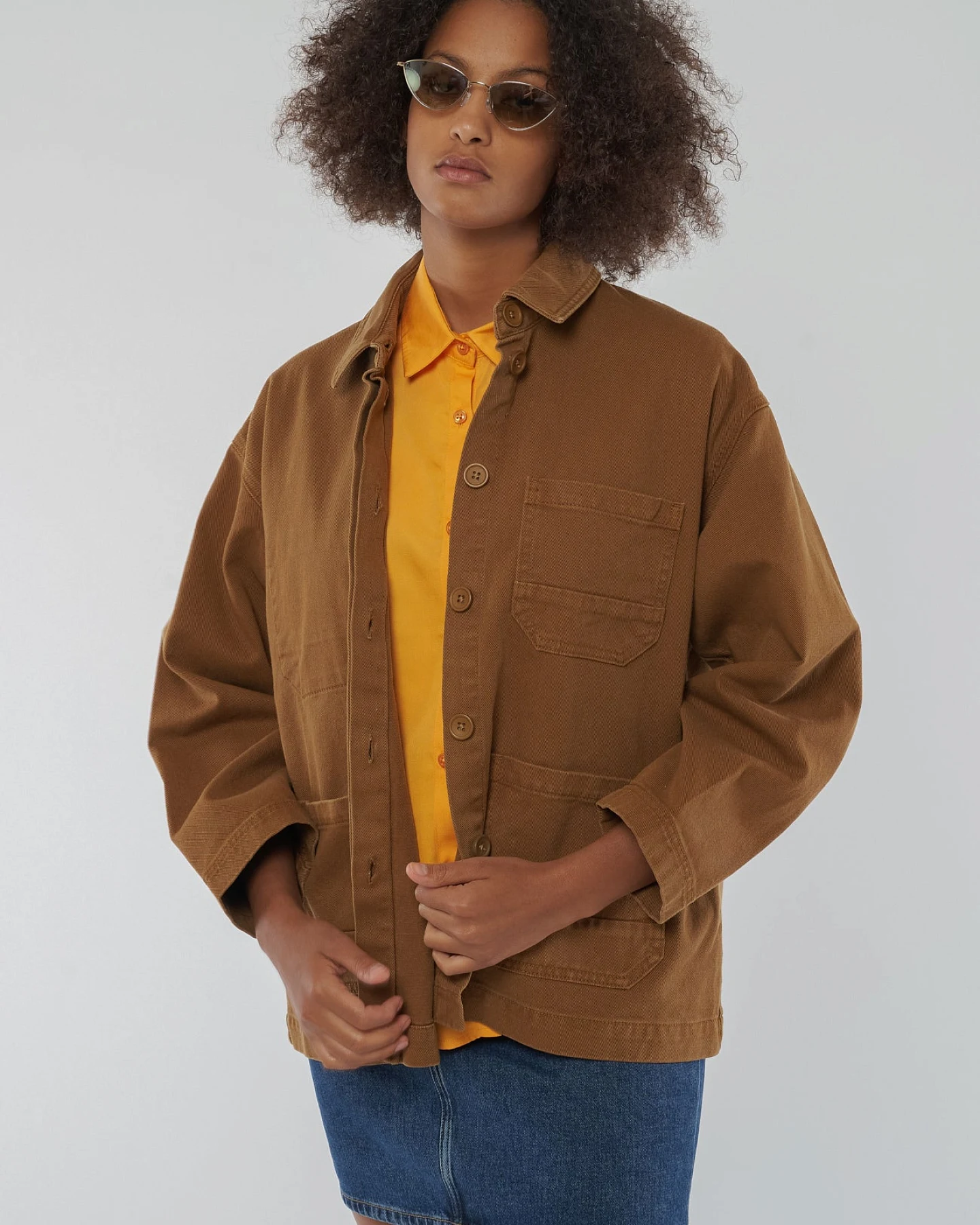 Twill Jacke aus Bio Baumwolle – Ansicht 2