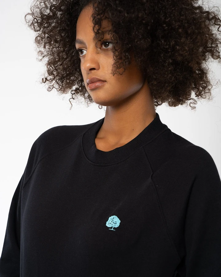 Damen Sweatshirt Pullover mit Raglanärmeln aus Bio Baumwolle