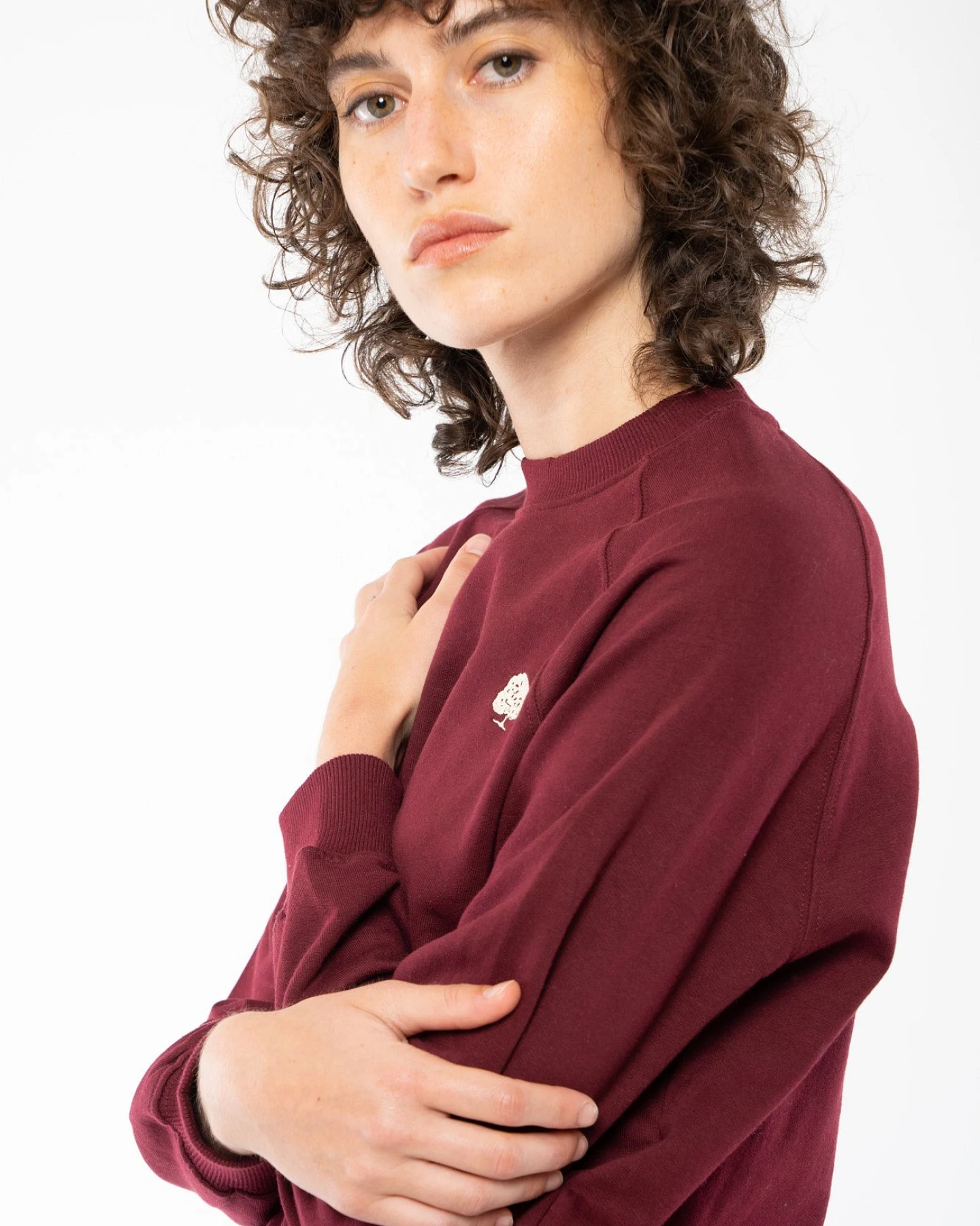 Damen Sweatshirt Pullover mit Raglanärmeln aus Bio Baumwolle – Ansicht 4