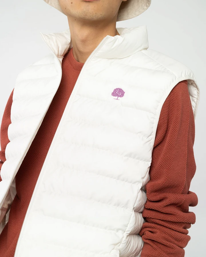 Steppweste aus recyceltem Polyester
