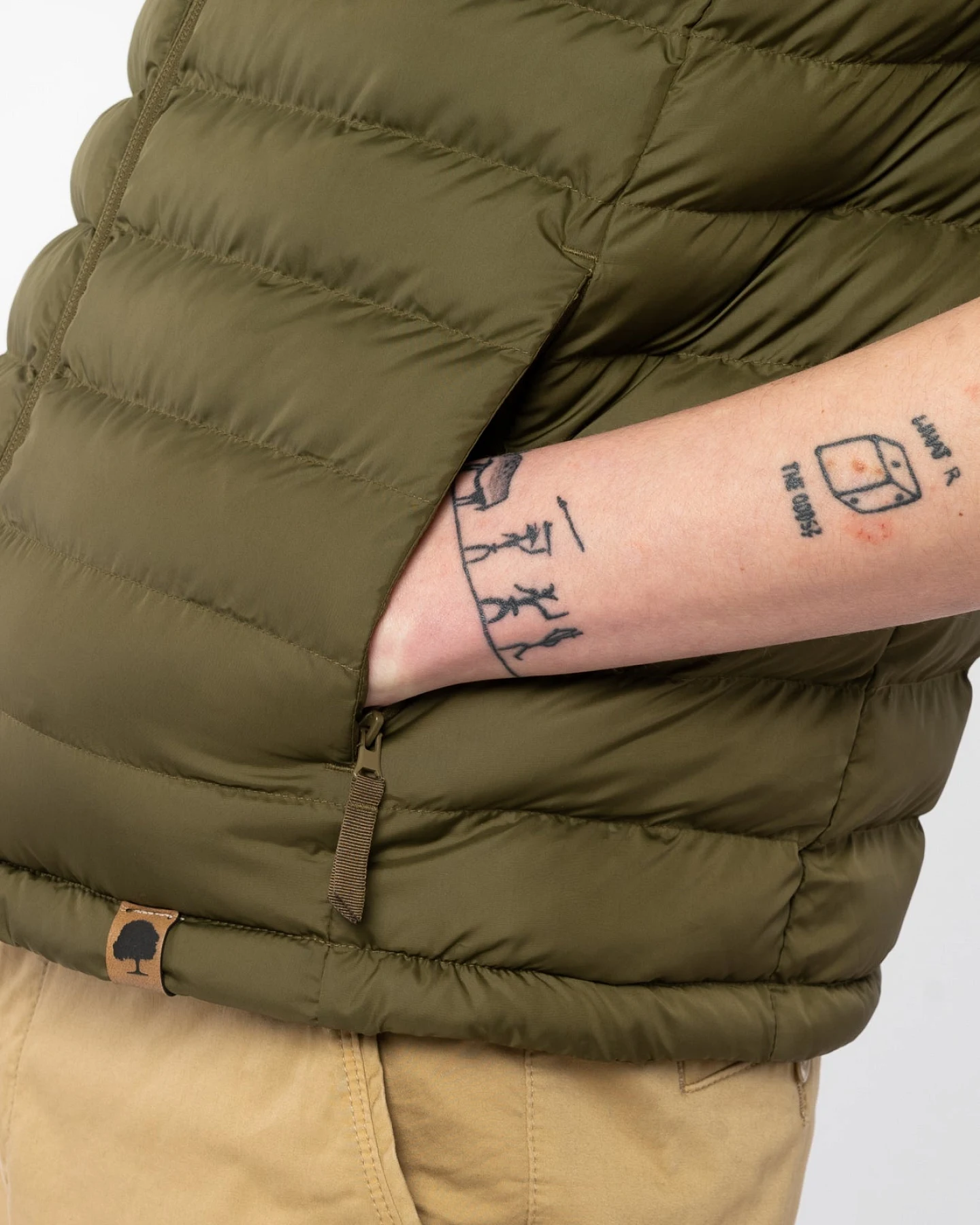 Steppweste aus recyceltem Polyester – Ansicht 4