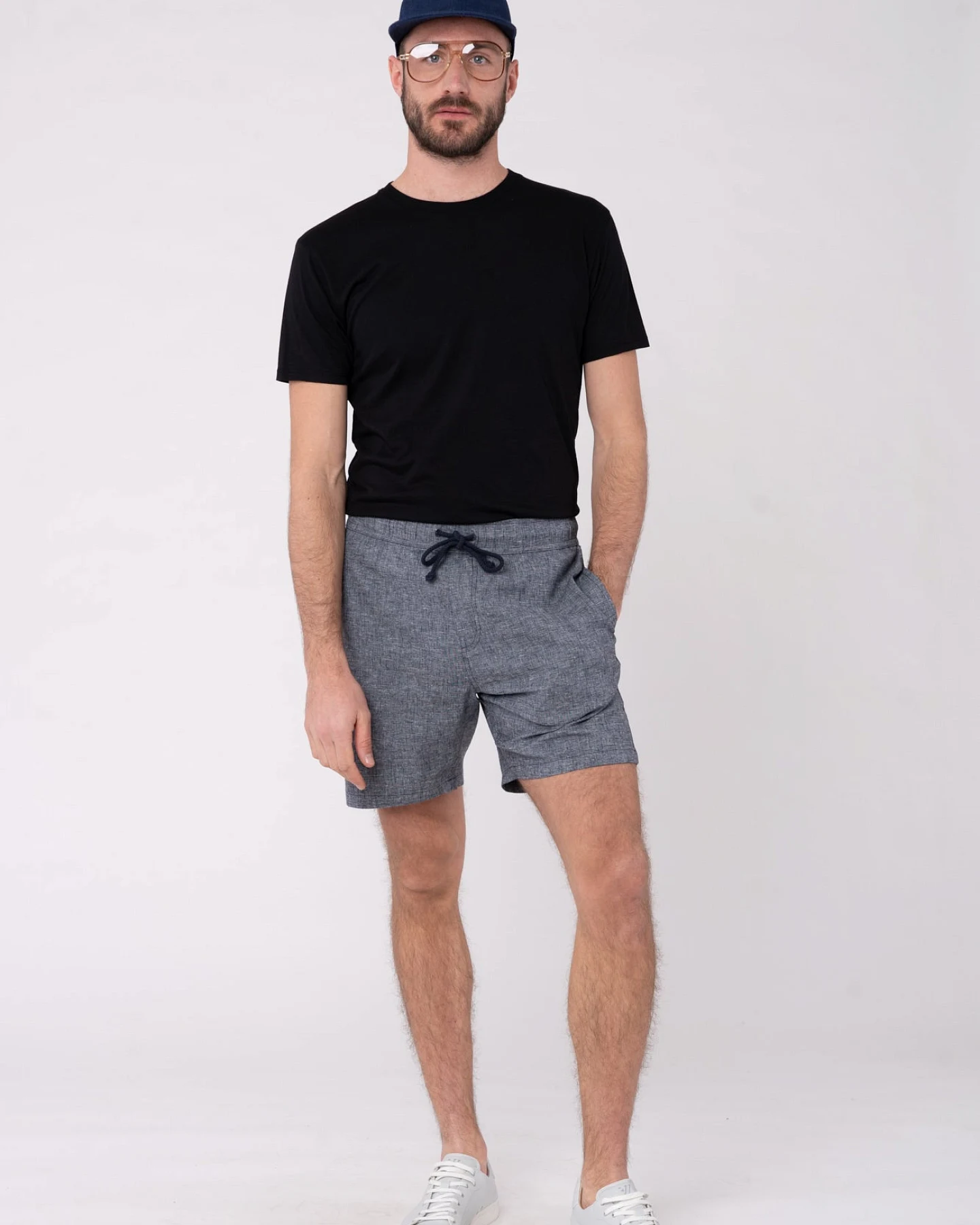 Slim-fit T-Shirt aus Hanf & Bio Baumwolle – Ansicht 2