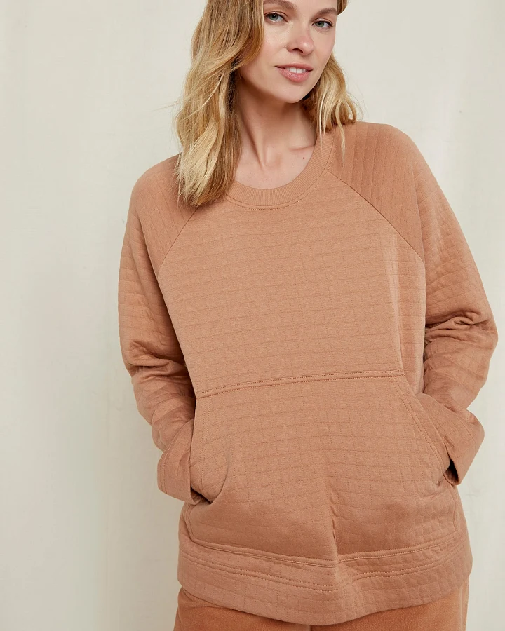 Quilted Top aus Bio Baumwolle