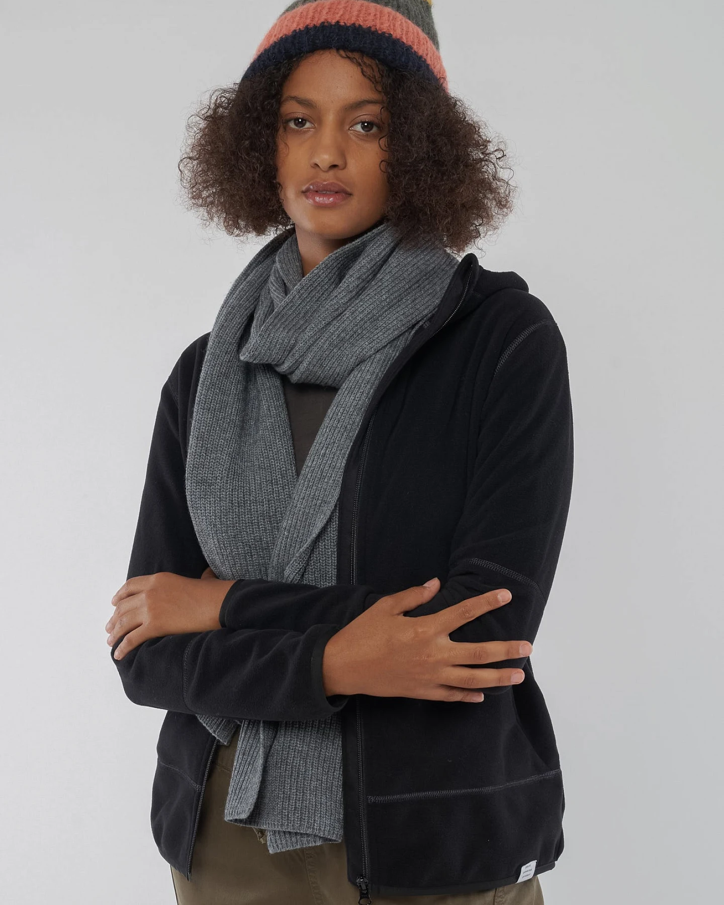 EU-phoric Fleece Jacke Damen aus Recycled Polyester – Ansicht 3
