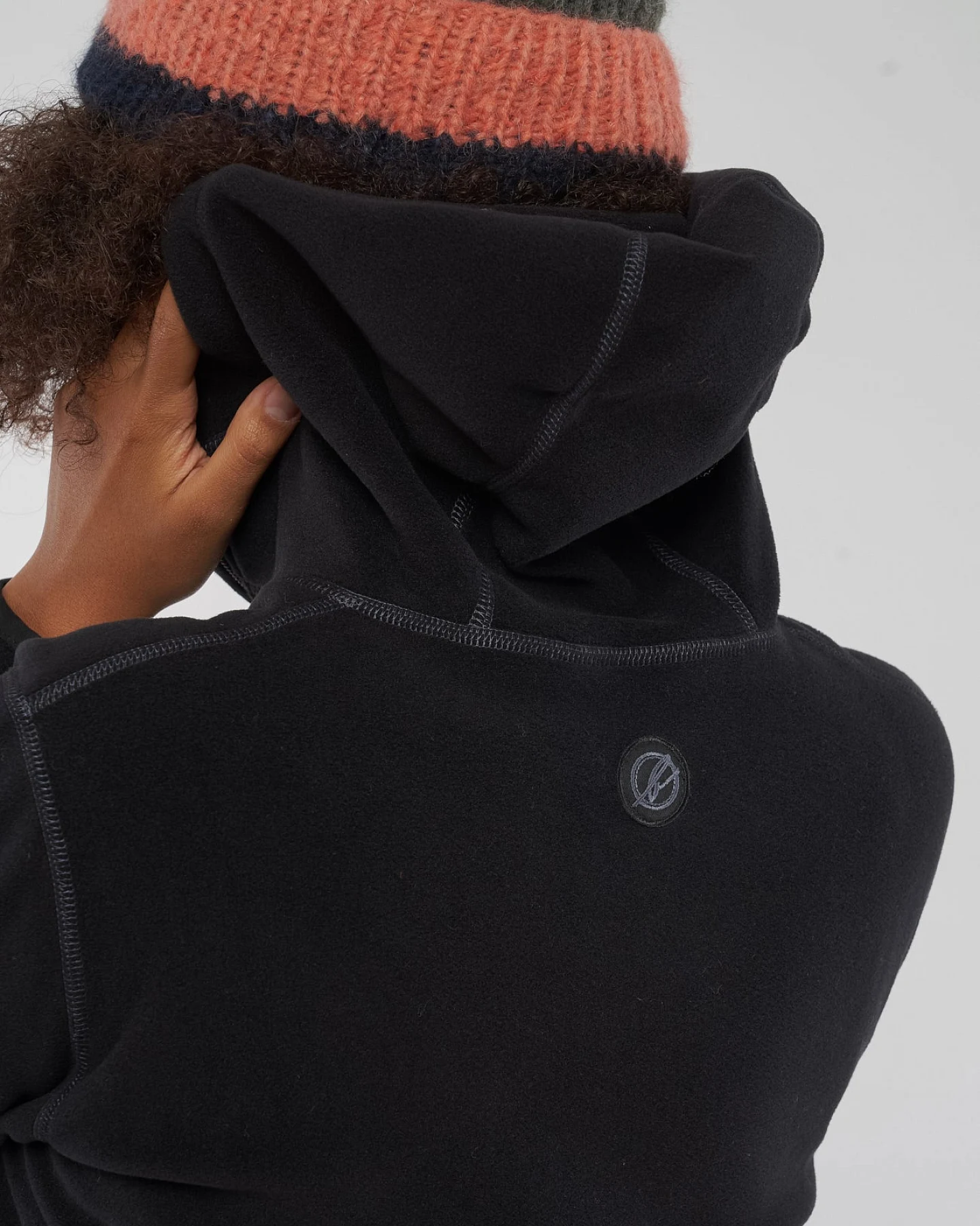 EU-phoric Fleece Jacke Damen aus Recycled Polyester – Ansicht 4