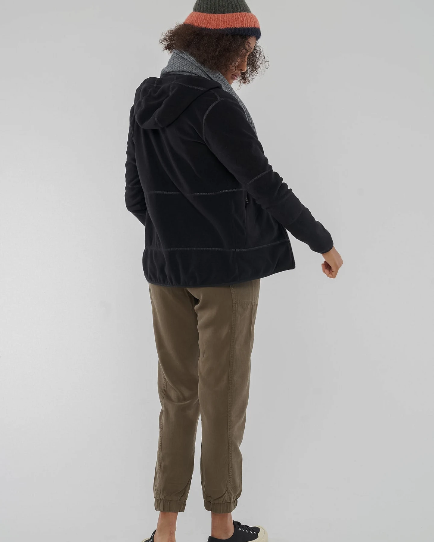 EU-phoric Fleece Jacke Damen aus Recycled Polyester – Ansicht 5
