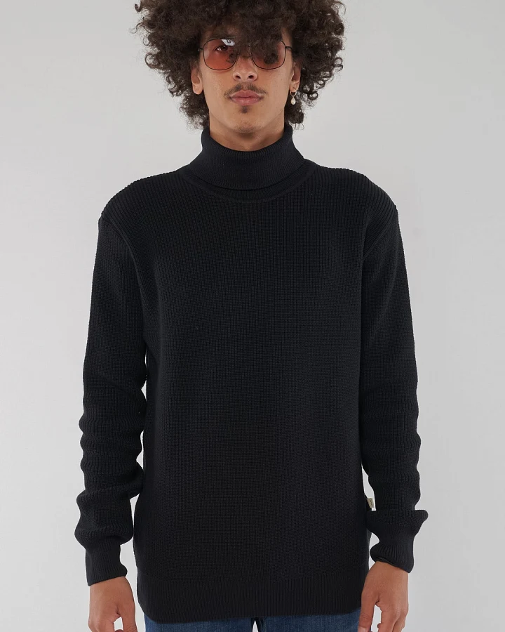 Rollkragen-pullover aus Bio Baumwolle