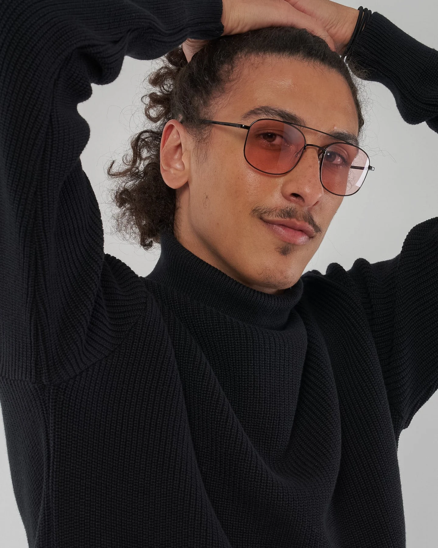 Rollkragen-pullover aus Bio Baumwolle – Ansicht 2