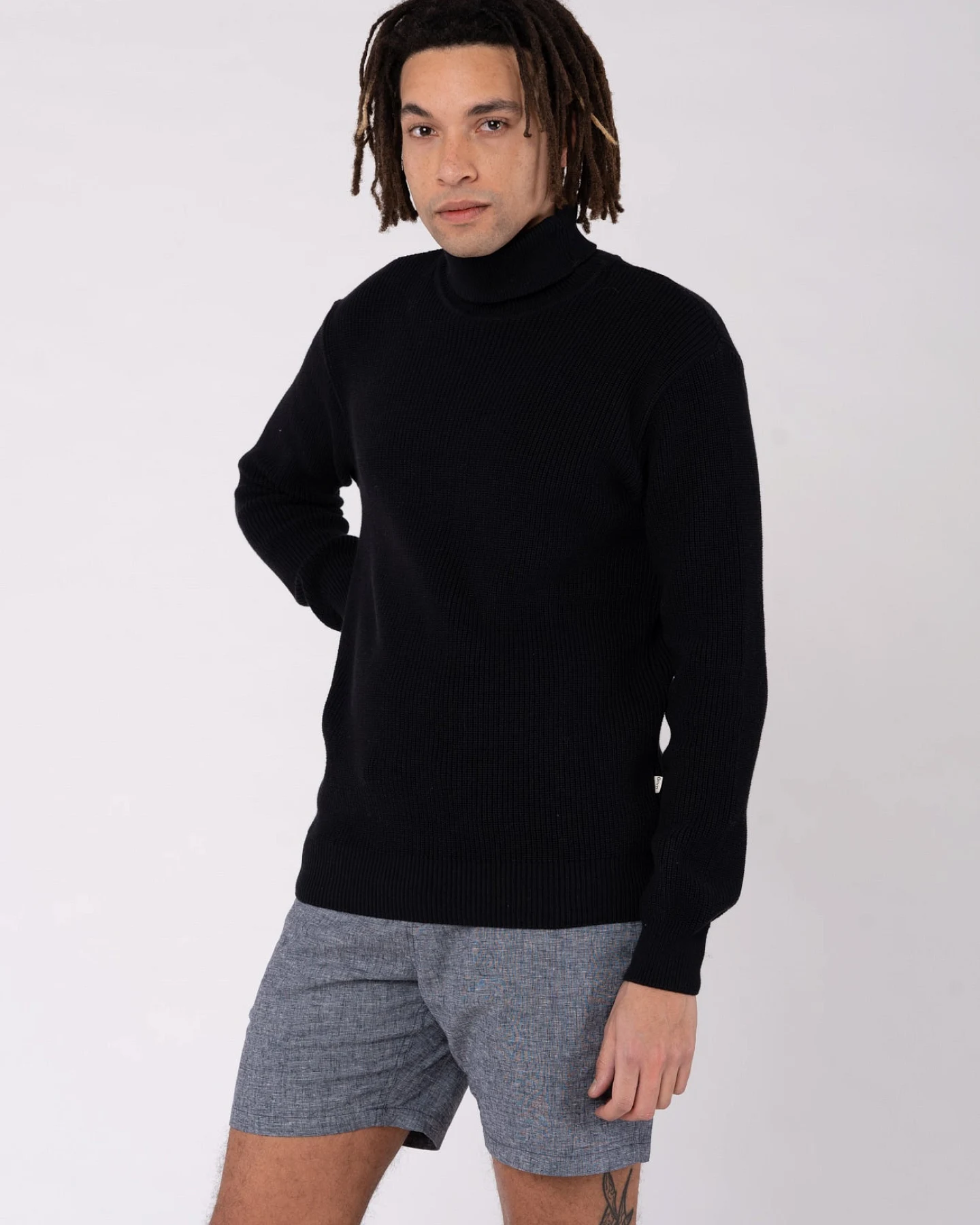 Rollkragen-pullover aus Bio Baumwolle – Ansicht 3