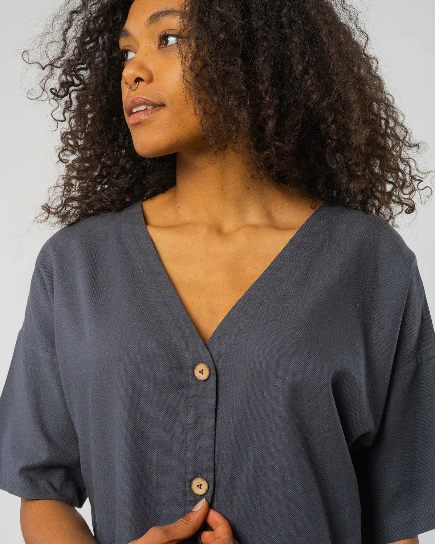 Market Shirt aus Bio Baumwolle & Hanf – Ansicht 3