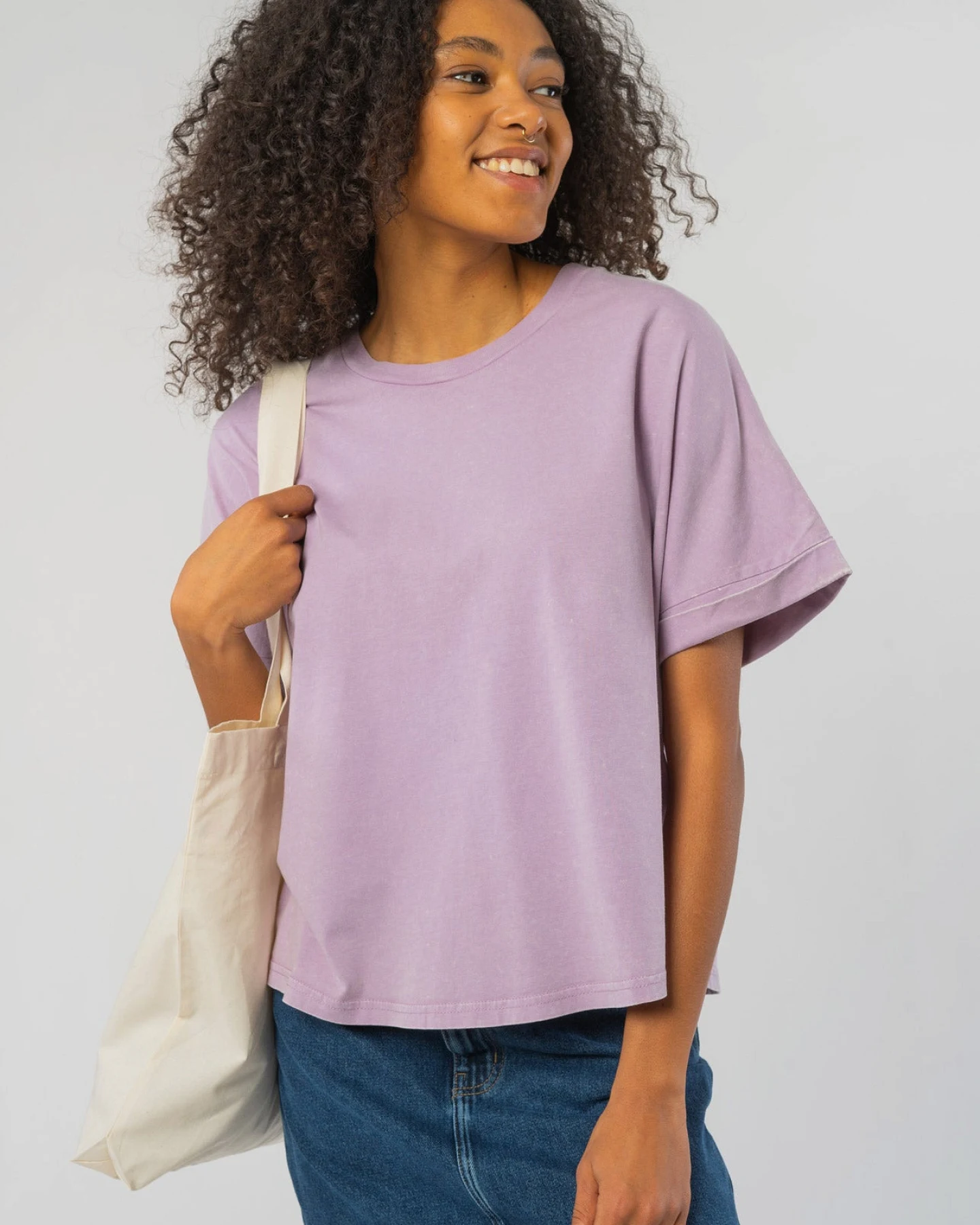 Relaxed Vintage T-Shirt aus Bio Baumwolle – Ansicht 6