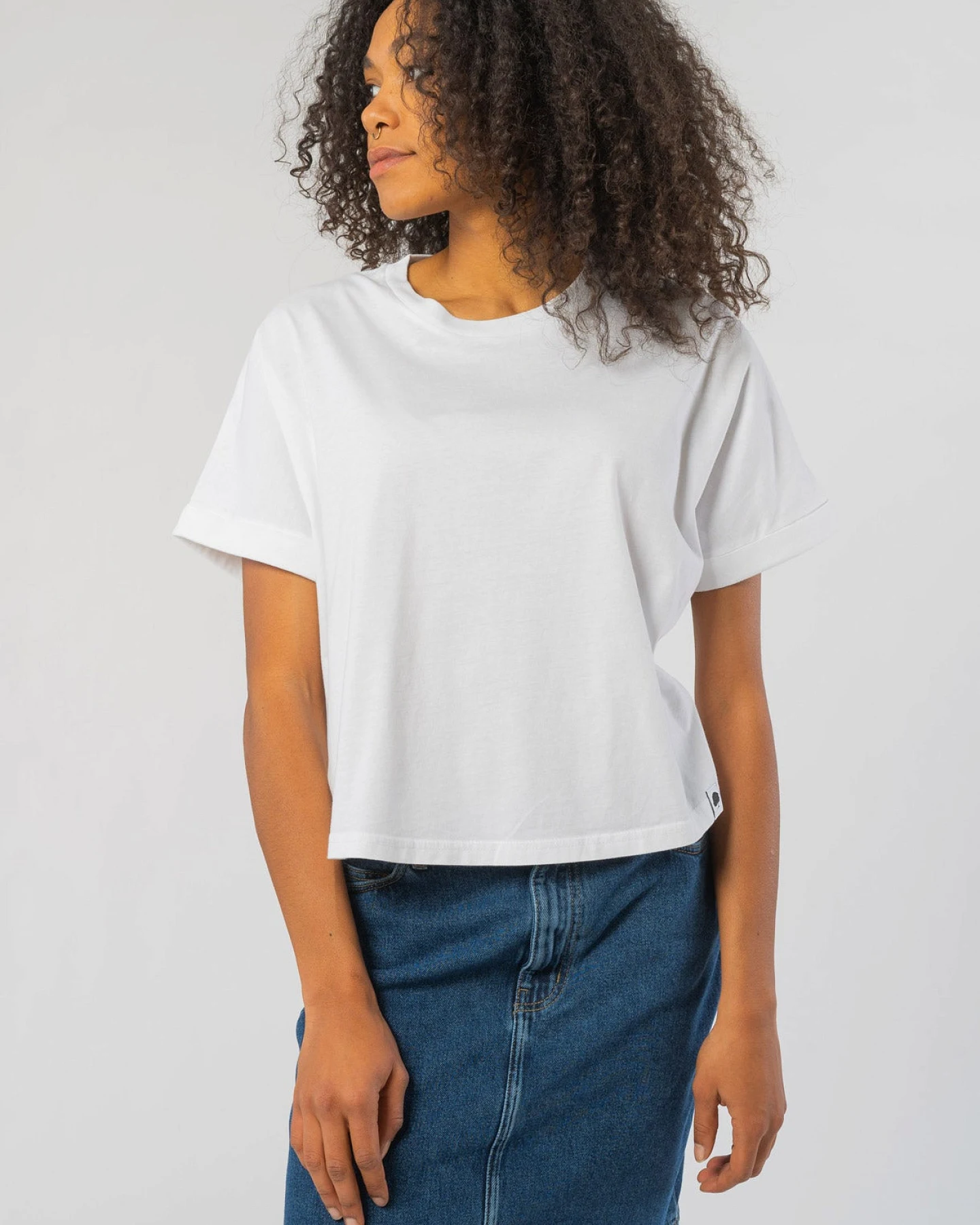 Relaxed Vintage T-Shirt aus Bio Baumwolle – Ansicht 2