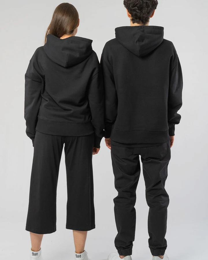 Boxy Unisex Hoodie aus Bio Baumwolle