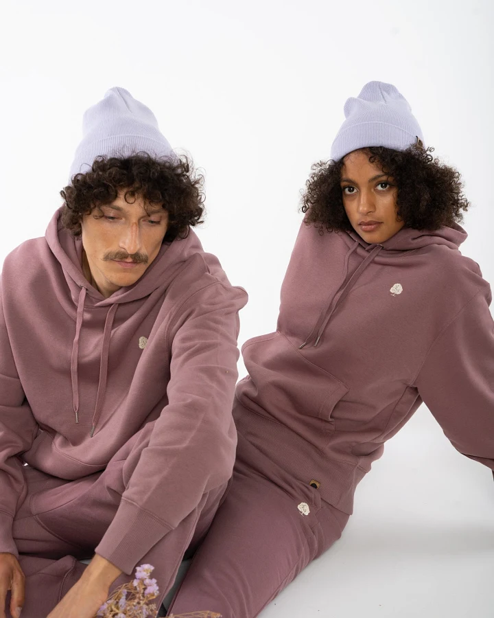 Boxy Unisex Hoodie aus Bio Baumwolle