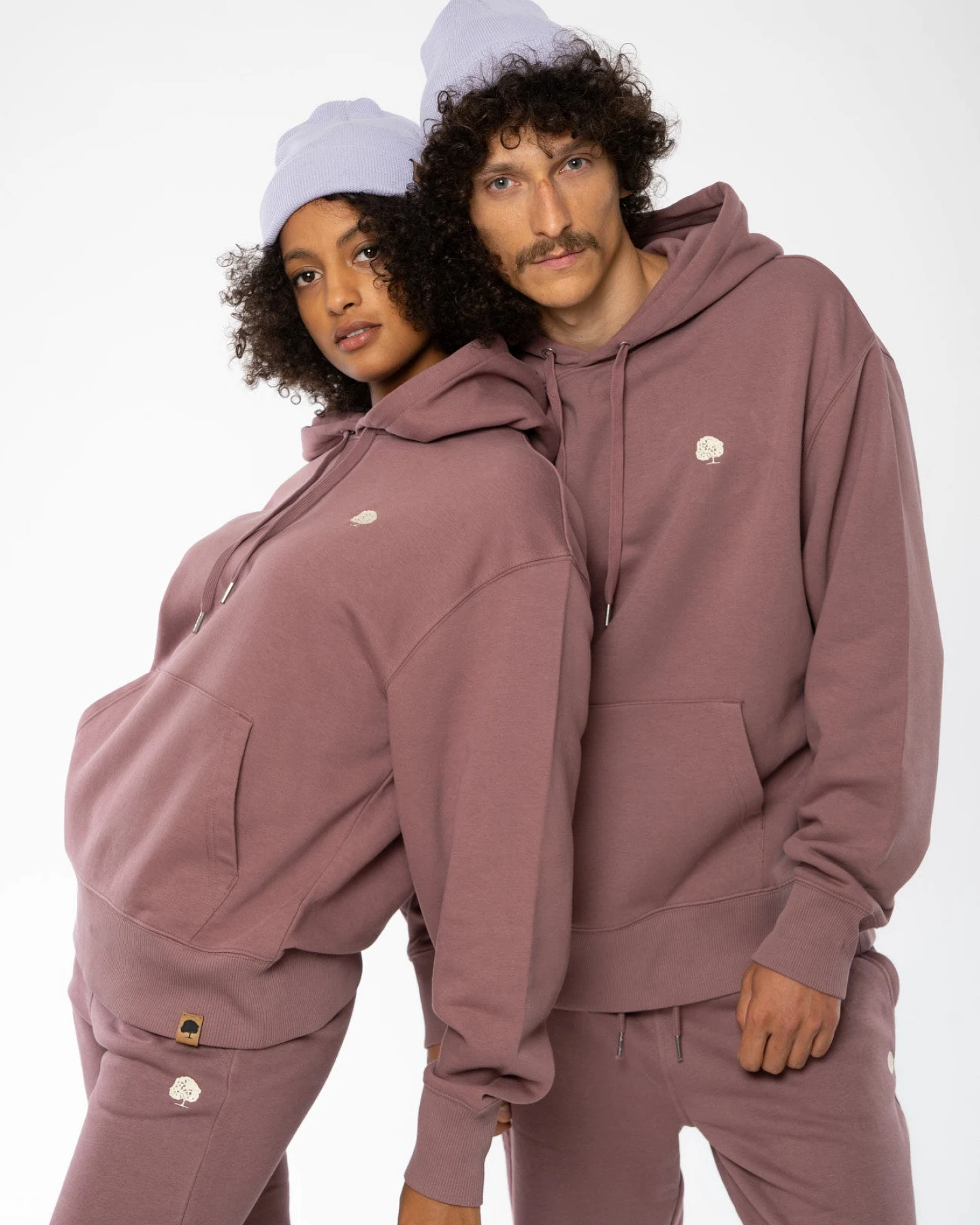 Boxy Unisex Hoodie aus Bio Baumwolle – Ansicht 2
