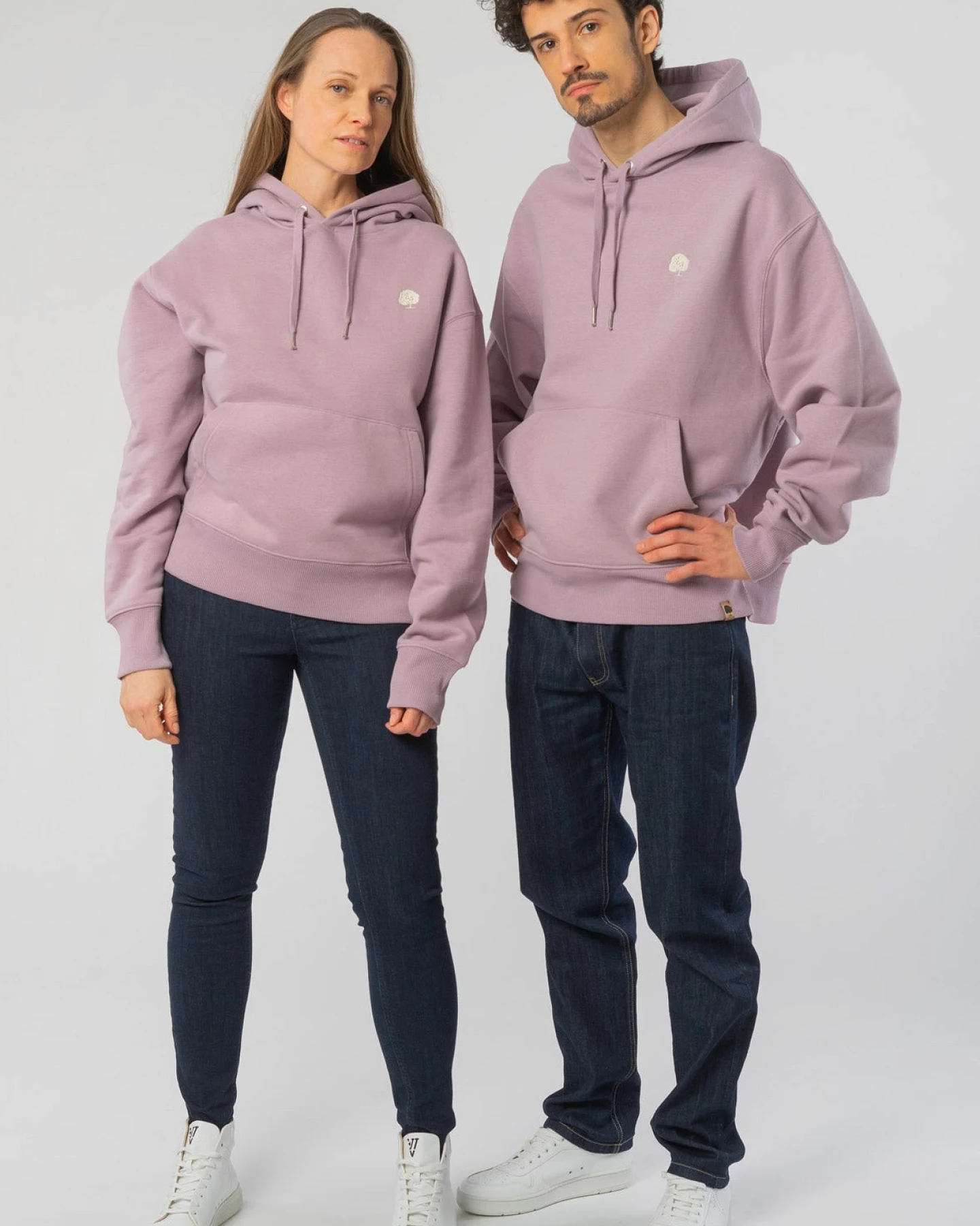 Boxy Unisex Hoodie aus Bio Baumwolle – Ansicht 3