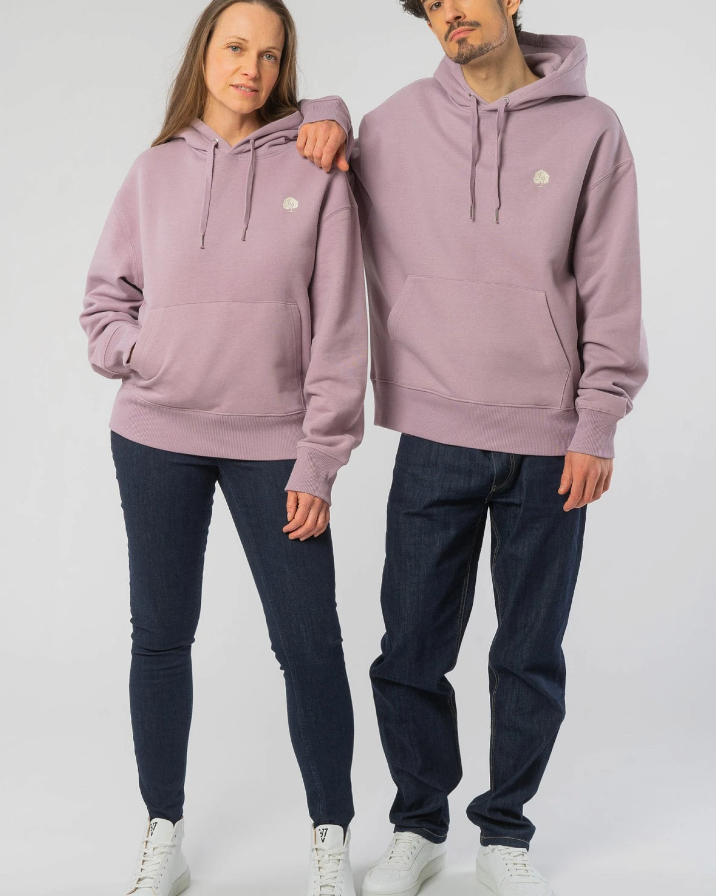 Boxy Unisex Hoodie aus Bio Baumwolle – Ansicht 4