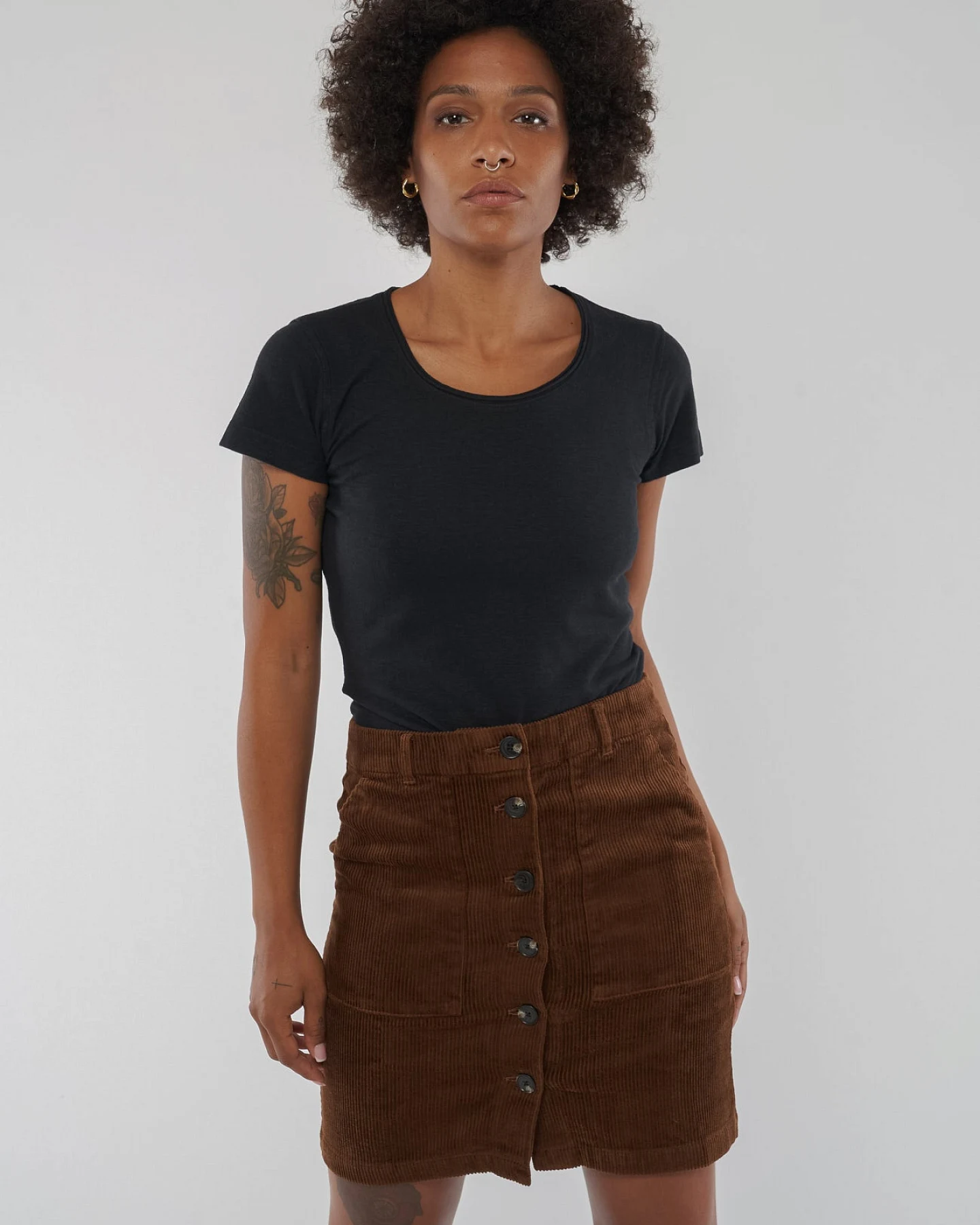 Ärmelloses Yoga T-Shirt aus Hanf & Bio Baumwolle – Ansicht 2