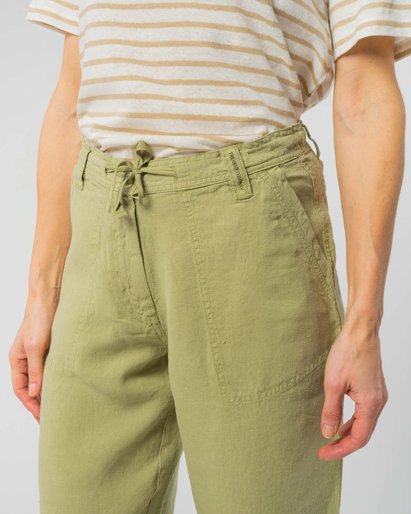 Legere Sommerhose aus Leinen & Bio Baumwolle – Ansicht 3