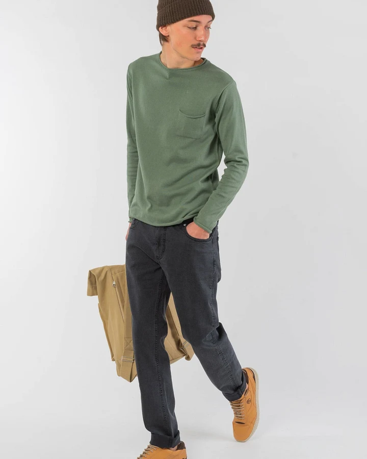 Light Knit Crew Neck aus Bio Baumwolle