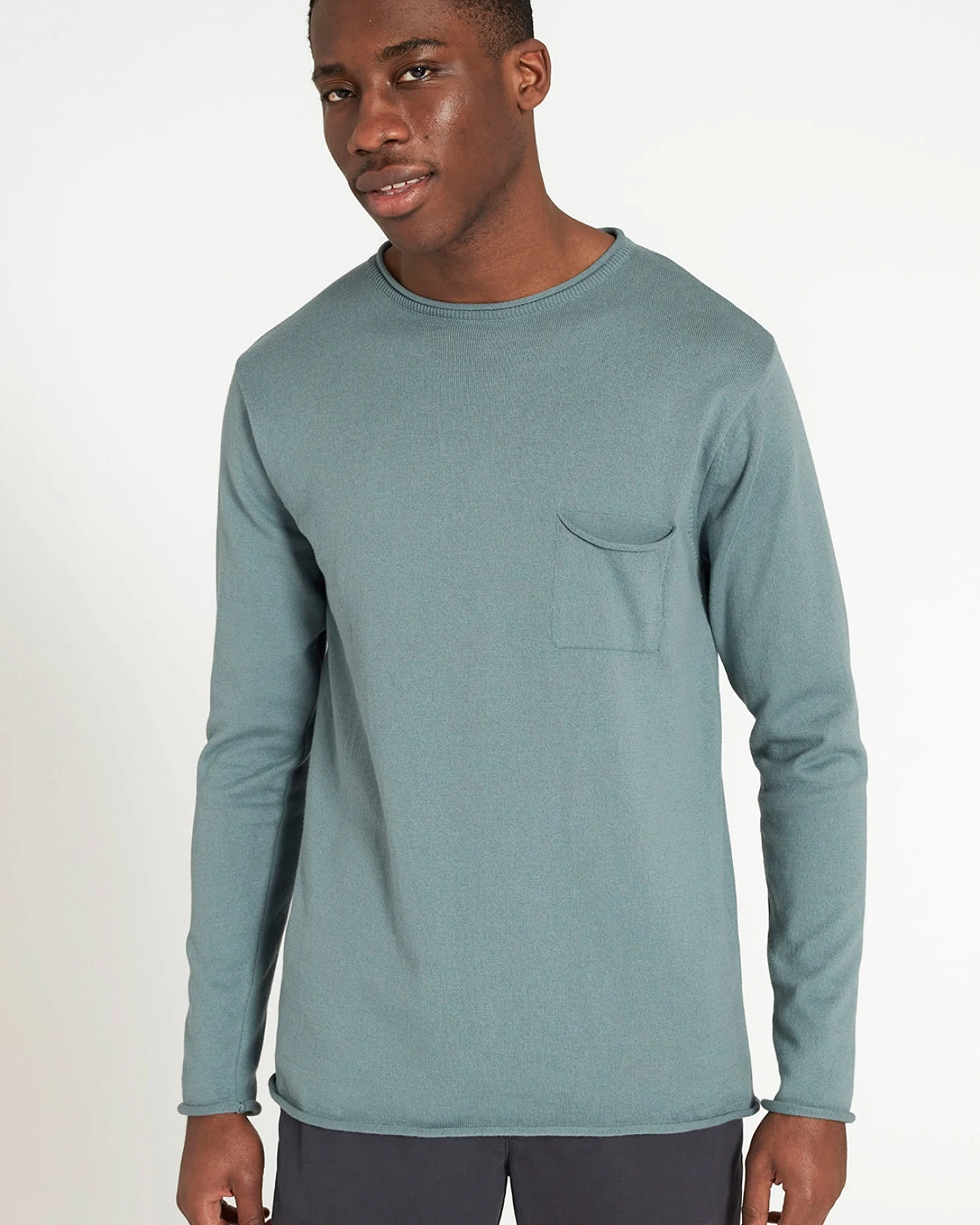Light Knit Crew Neck aus Bio Baumwolle – Ansicht 4