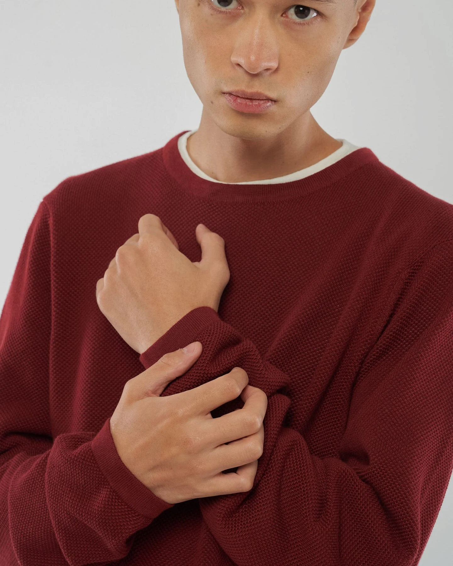 Strickpullover YUVA aus Bio Baumwolle – Ansicht 3