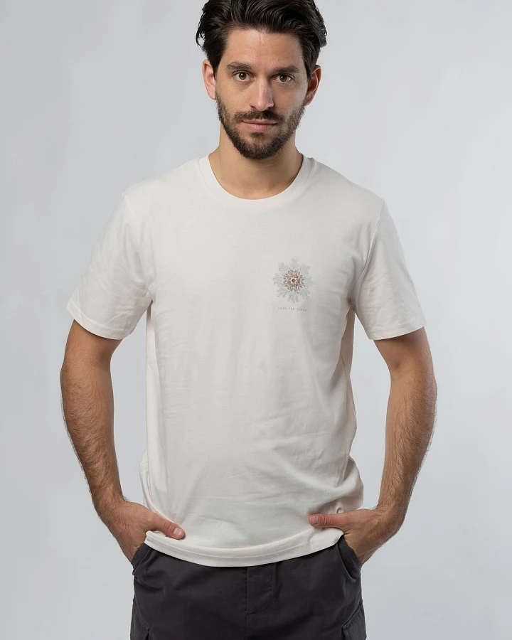 Sea Flower Vintage White Männer T-Shirt