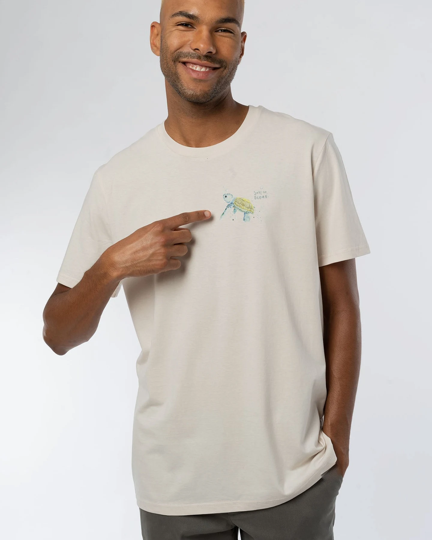 Baby Turtle T-Shirt für Männer – Ansicht 2